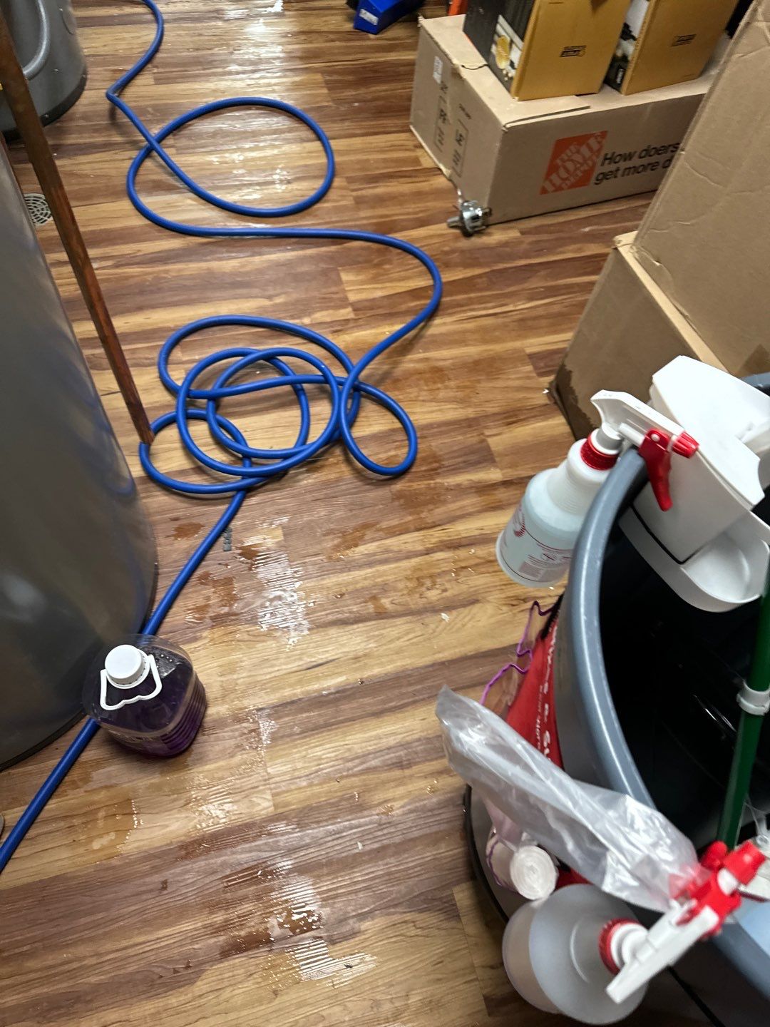 Project in West Bloomfield Township by EzDry Water Mitigation & Property Restoration