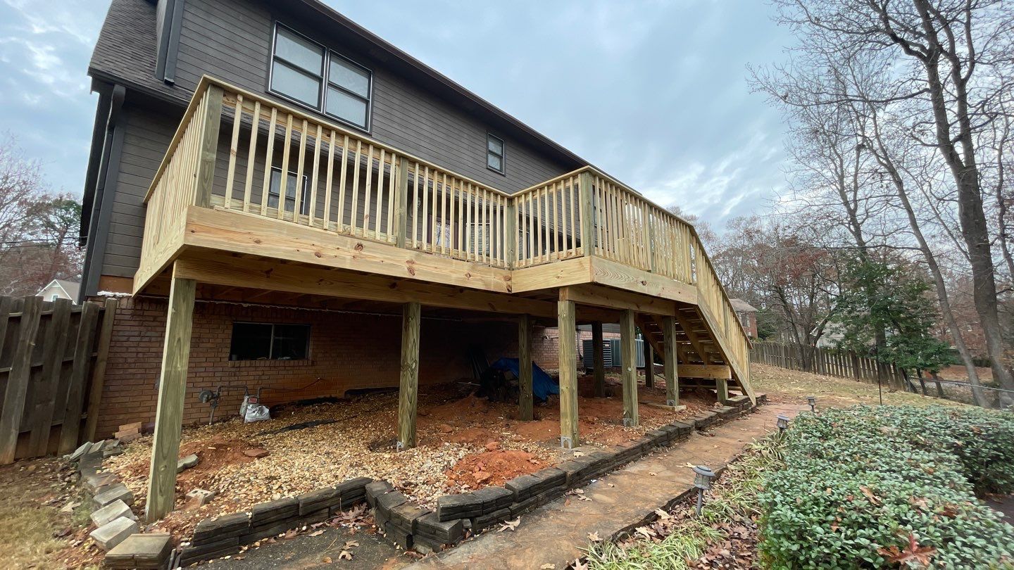 Russet Woods - Deck by Pillar and Pine