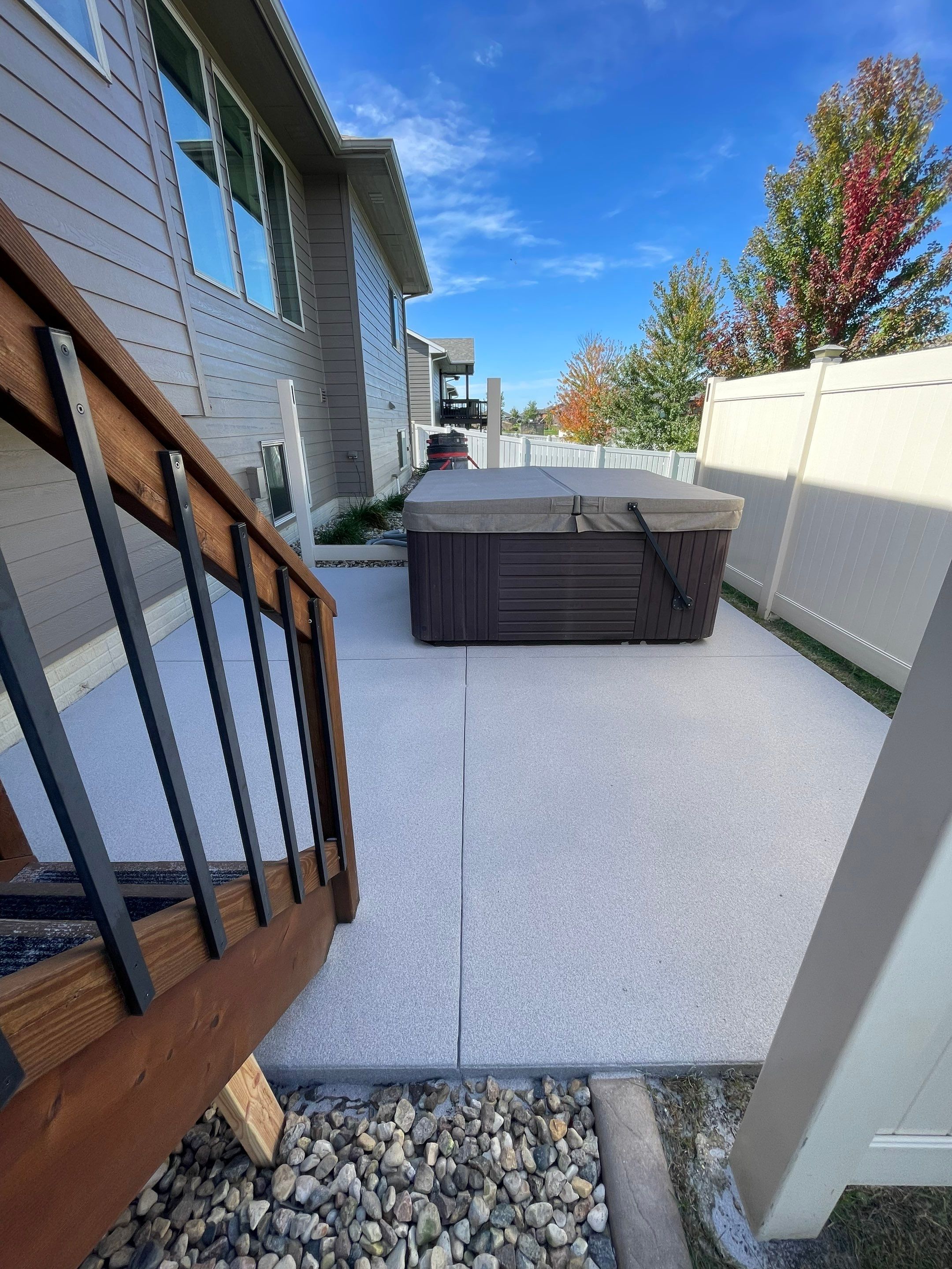 Garage and Patio Concrete Coatings in Sioux Falls by Select Painting, Coatings & Garage Cabinets
