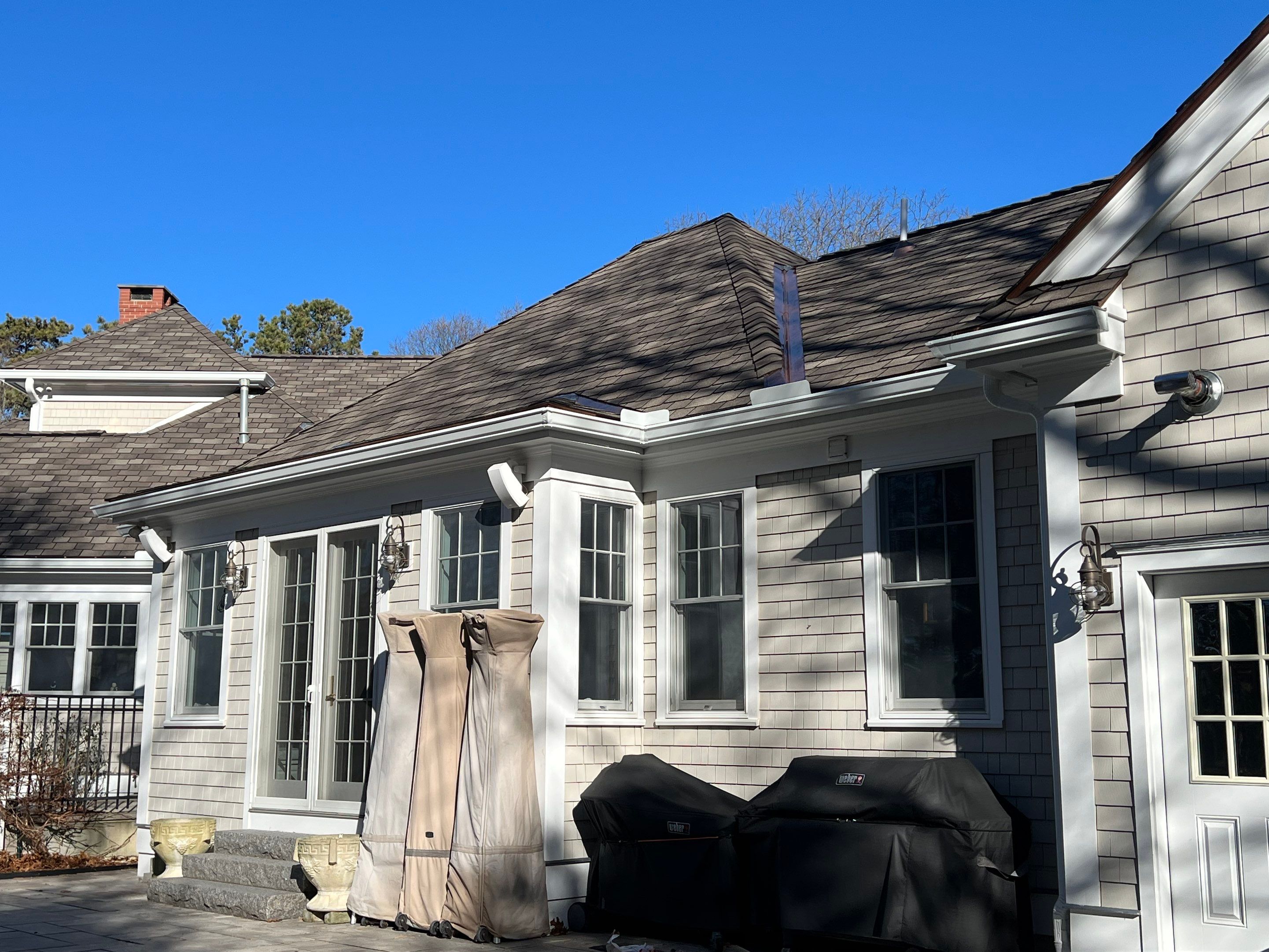 Premium Cedar Shake Roof Replacement Project in Barnstable by Mighty Dog Roofing of Greater Middlesex County