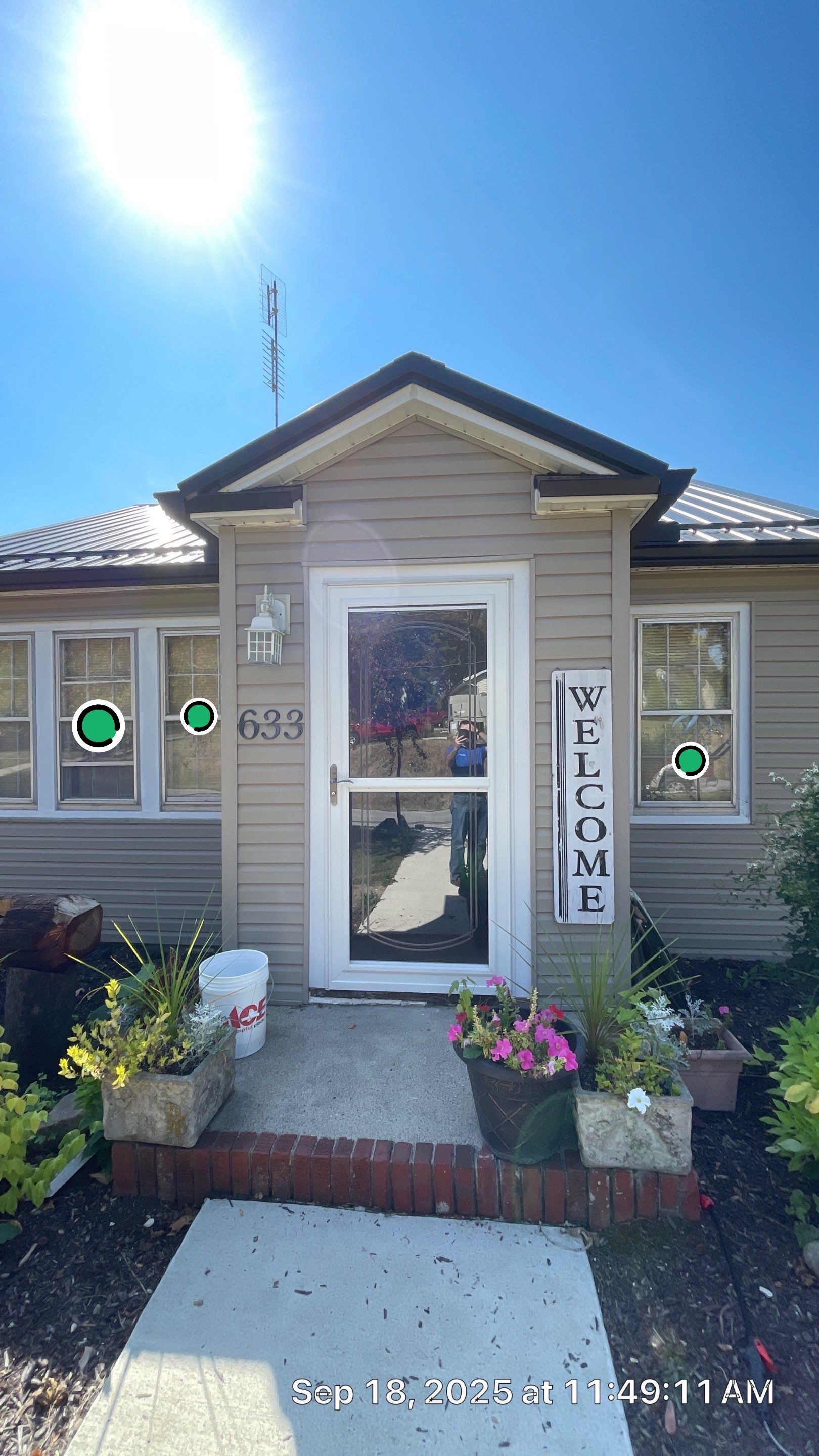 12 Replacement Triple Panes and 1 Entry Door in Columbia City, In by Window World Of Fort Wayne