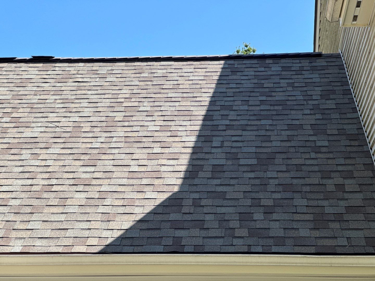 Veterans Helping Veterans – Full Roof Transformation with Owens Corning Driftwood! by Sensible Home Solutions
