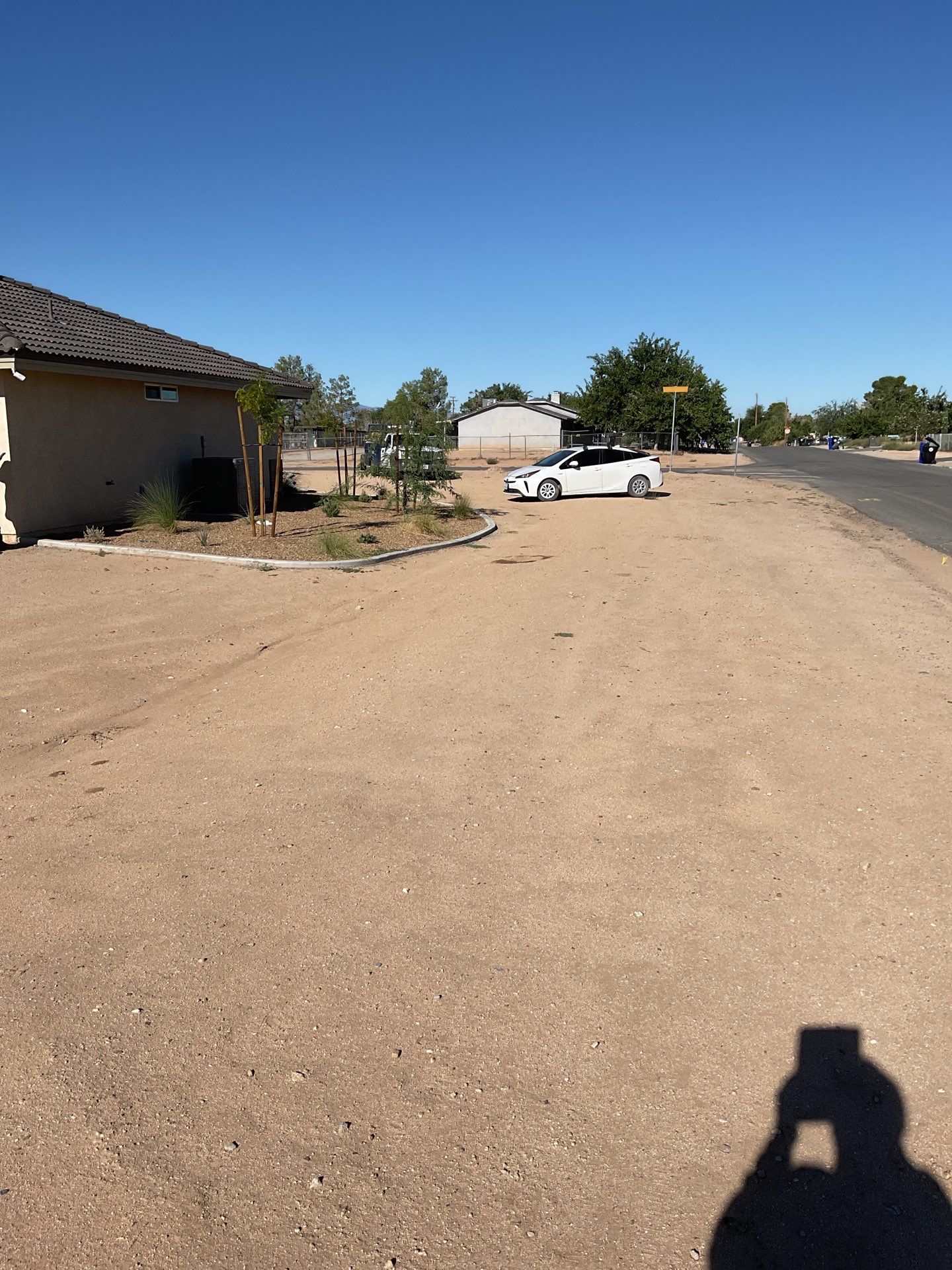 6ft White Privacy Vinyl Fence with Chain-link Fence by Fence Guys Inc.
