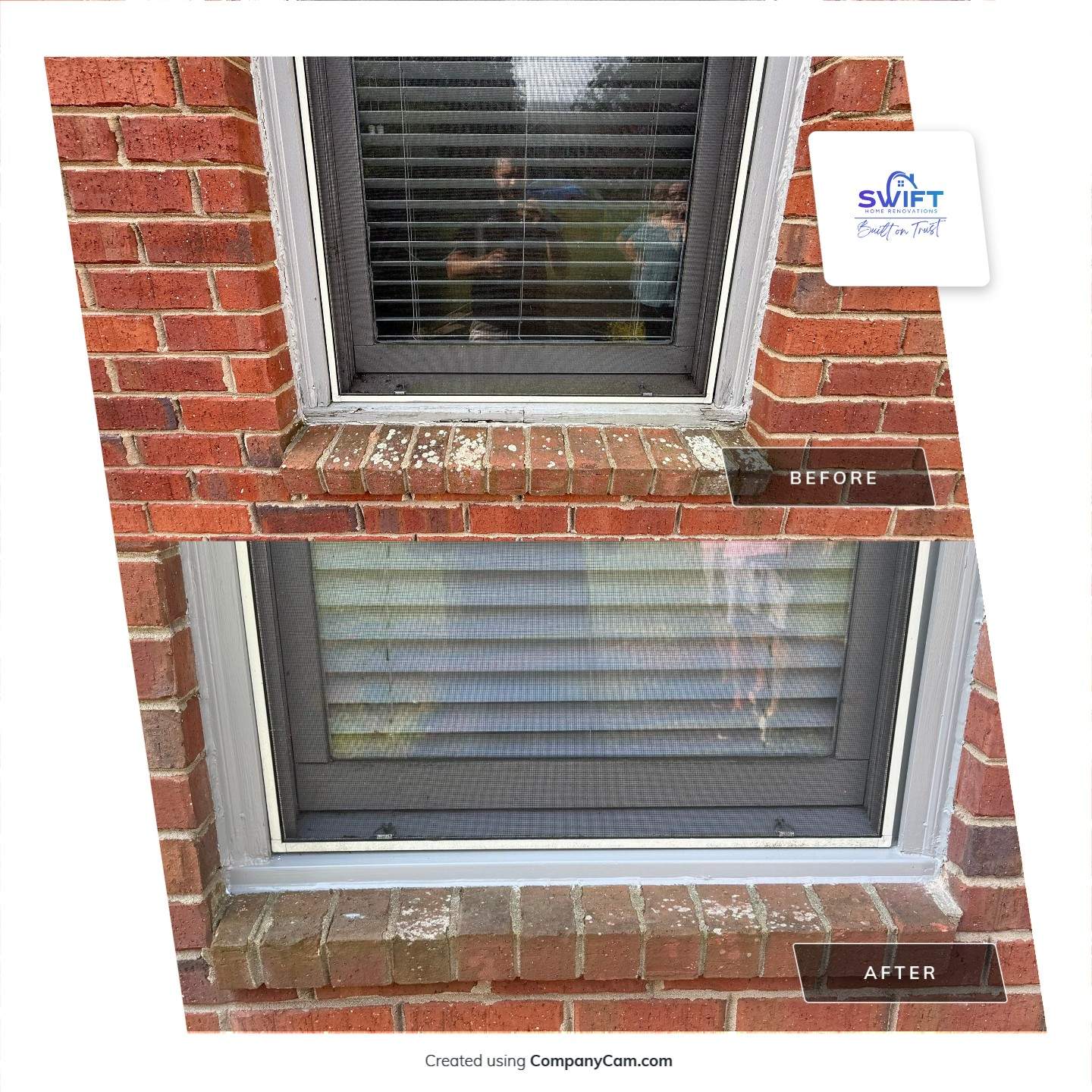 Exterior Trim Painting and Deck Board Replacement in Smyrna by Swift Home Renovations
