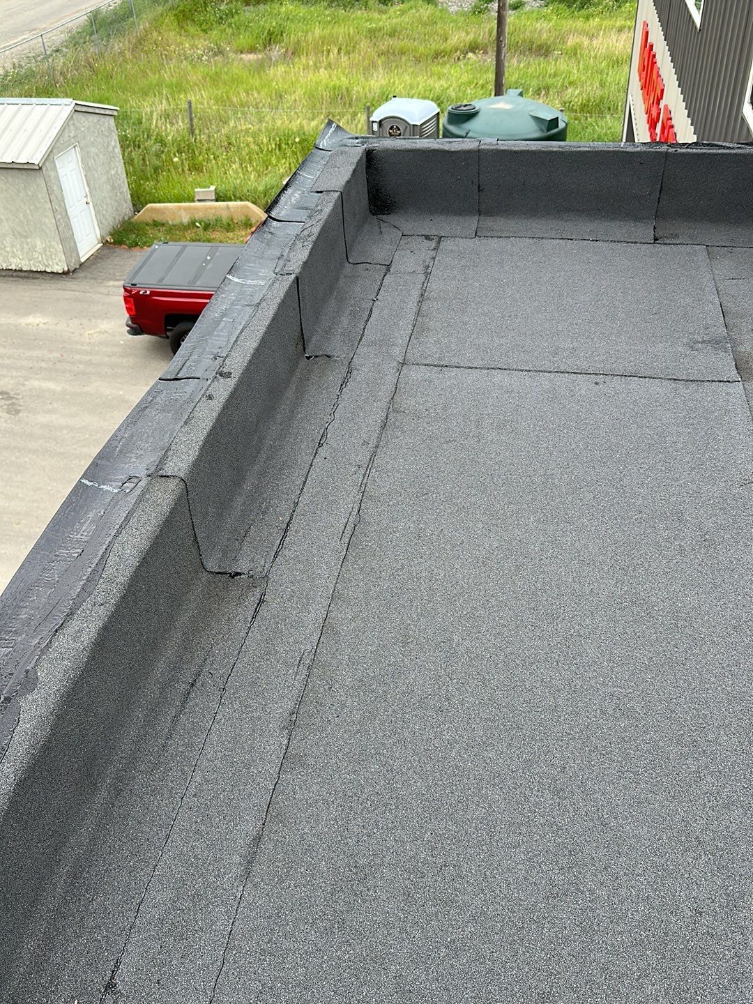 Commercial Roofing Installation using IKO 2ply sbs  by Top Notch Roofing Inc
