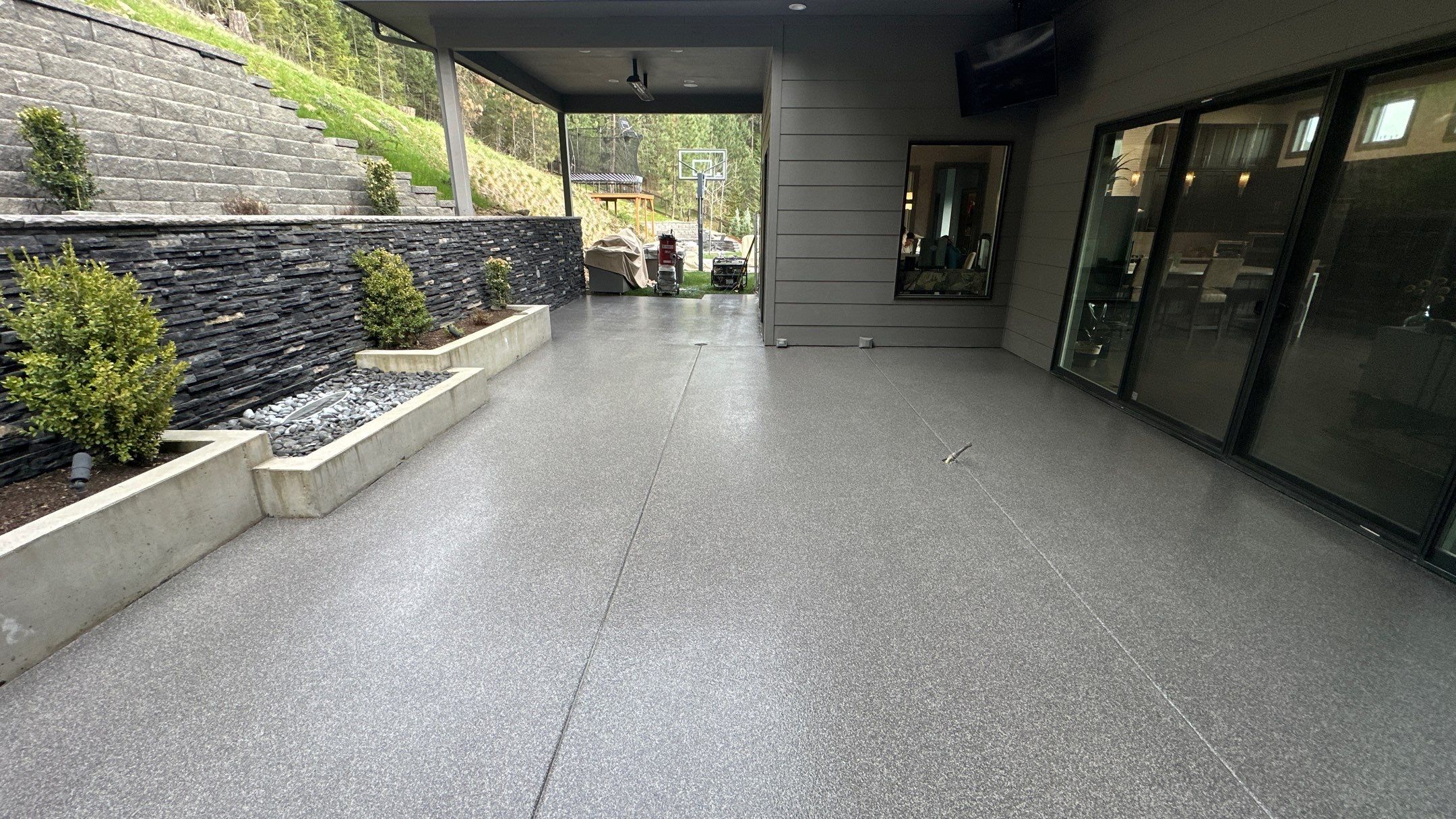 Patio Transformation using Greystone 1/8" by Croc Coatings, LLC