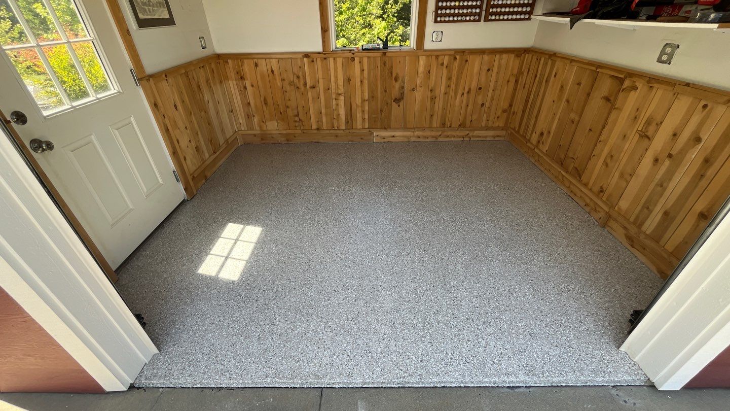 Garage Concrete Coating in Angels Camp by Lancaster Painting