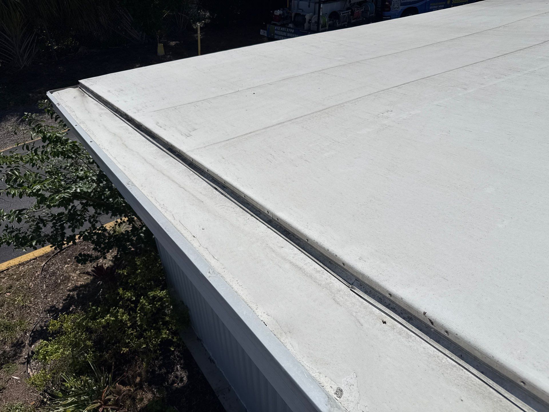 Mobile Home Soft Wash & TPO Roof Cleaning in Plaza Estates – Bradenton, FL by Sunshine AquaWash