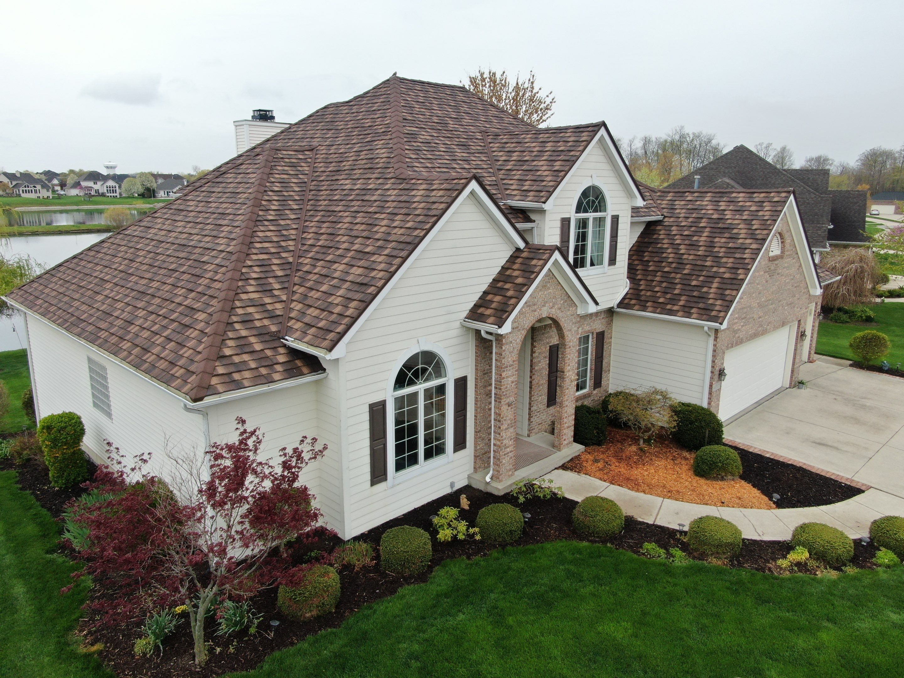 HOA Approved Stone Coated Metal Shingle Roof in Fort Wayne, Indiana by 4Ever Metal Roofing