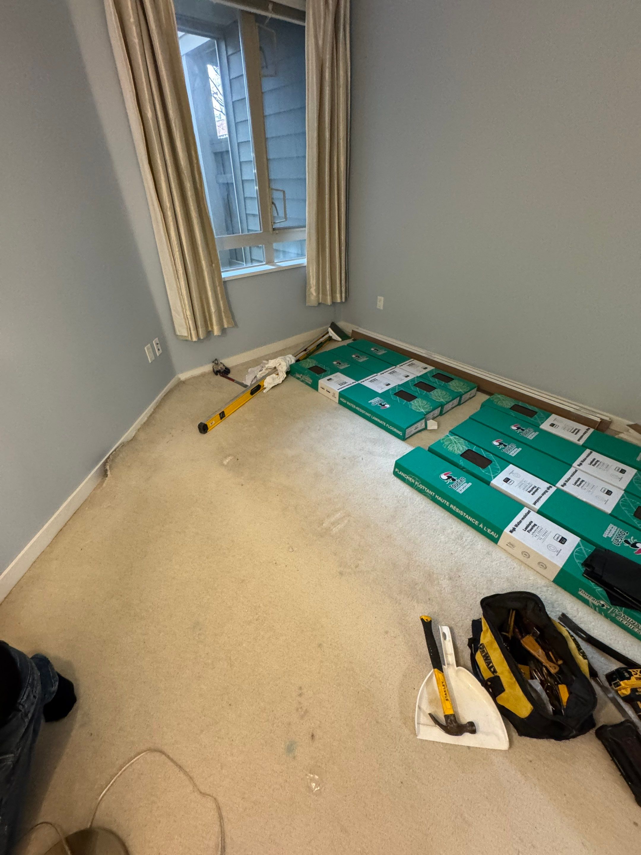 New Laminate Flooring- North Vancouver by YVR Construction Group
