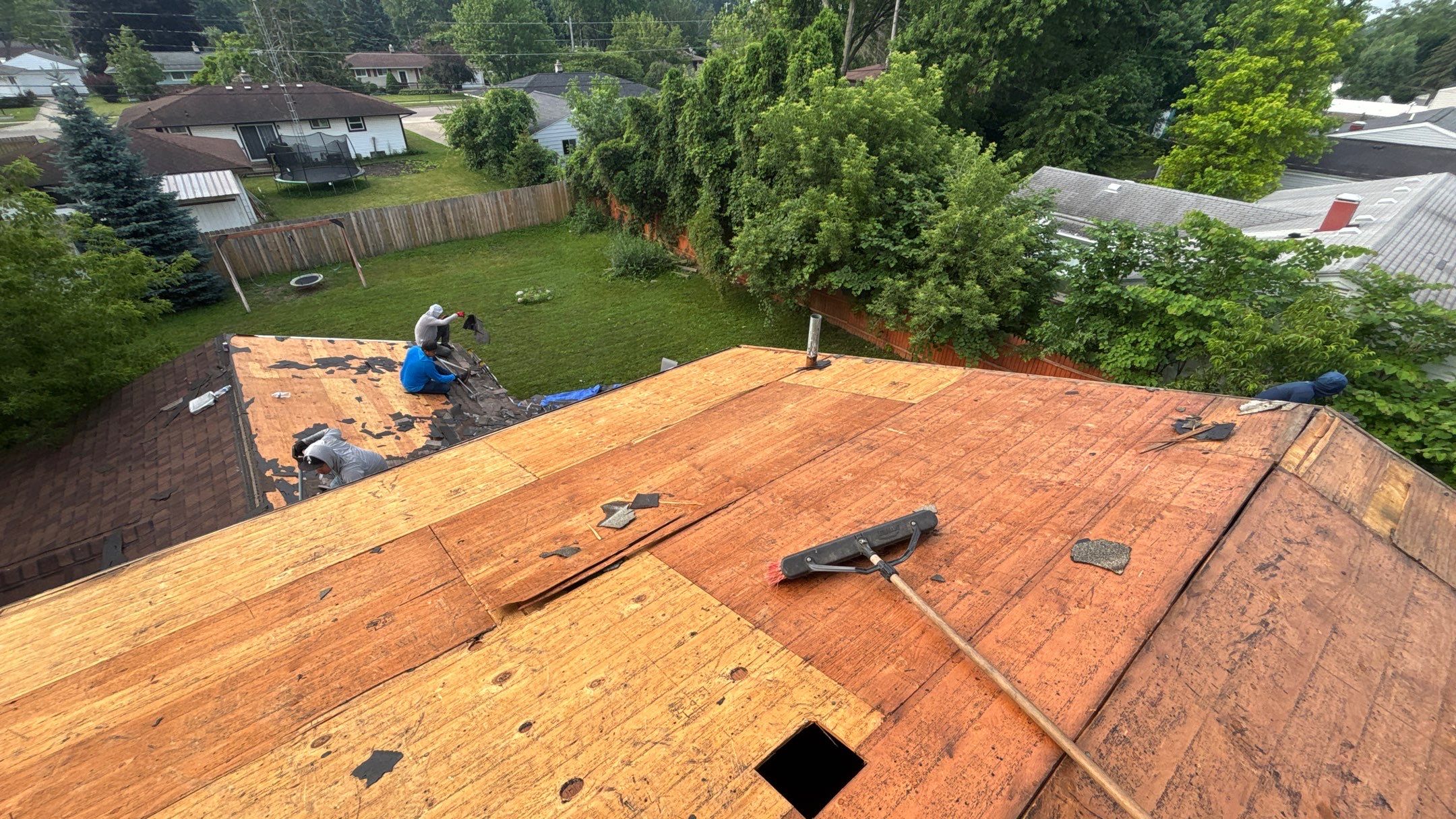 Roof Replacement using Owens Corning Slatestone Gray by 180 Contractors