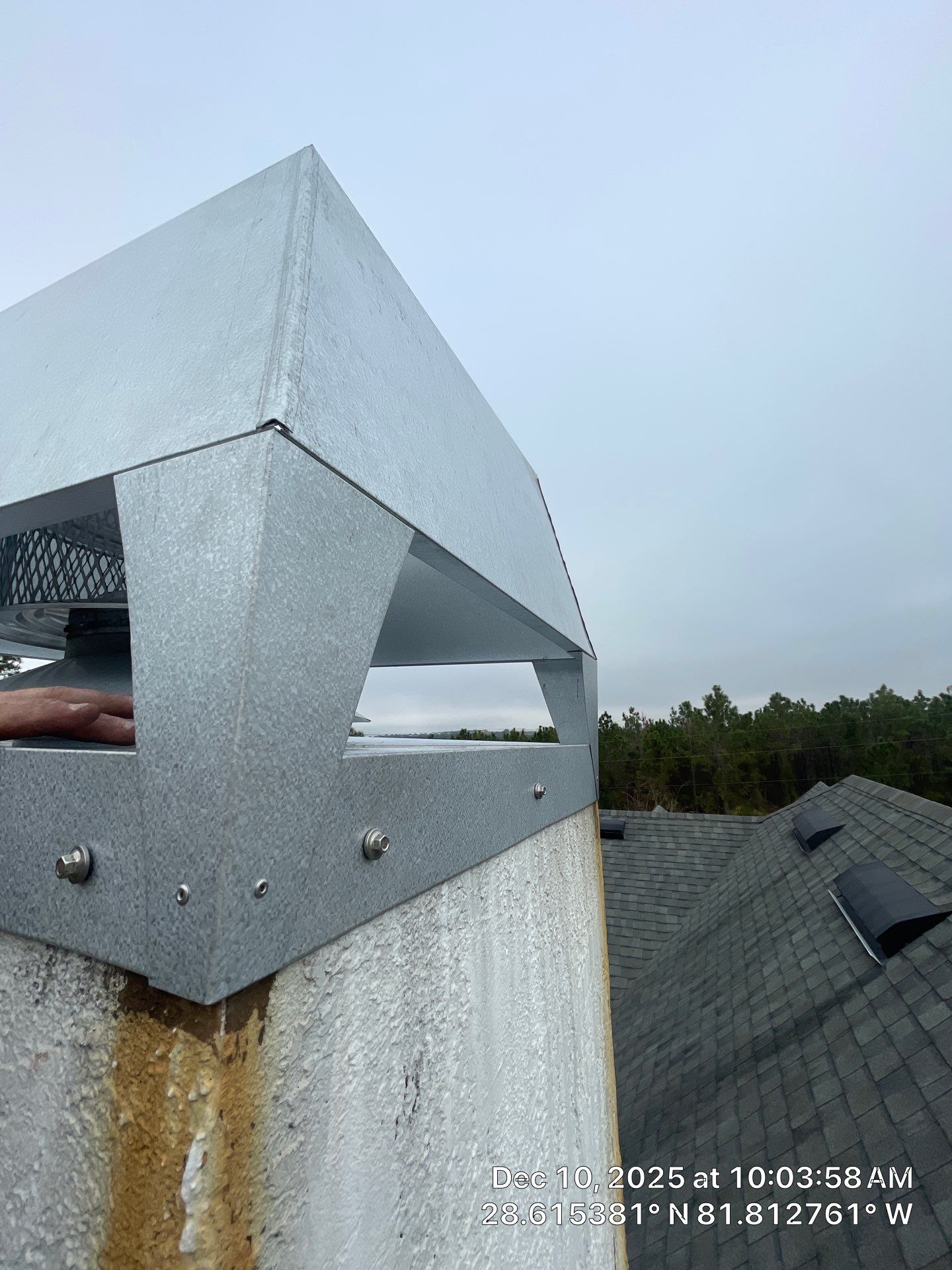 Chimney Chase Pan Replacement in Groveland by Hygienic Air, Inc