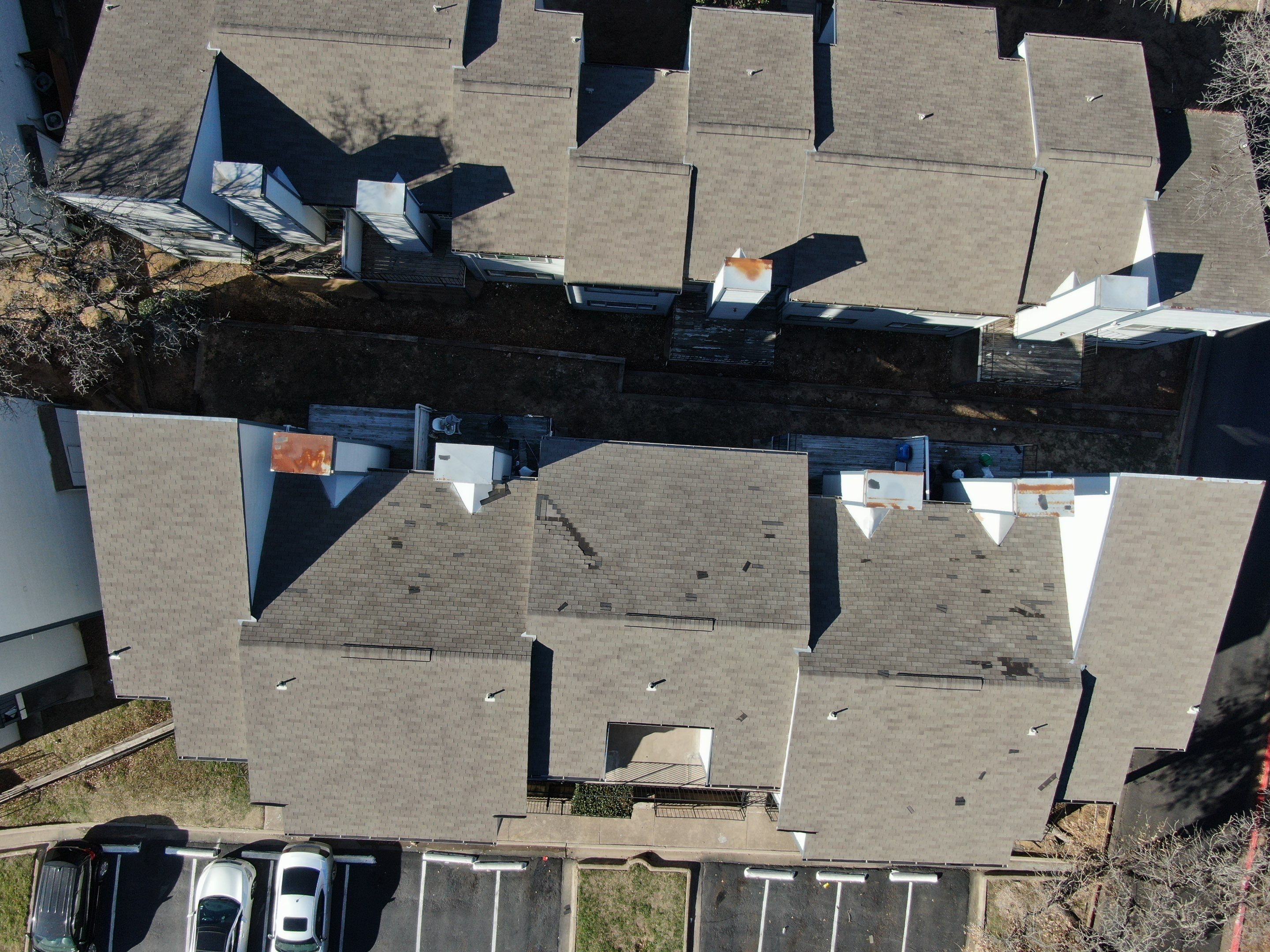 Apartment Roofing Repairs using Certainteed xt25 by Becker Roofing and Exteriors