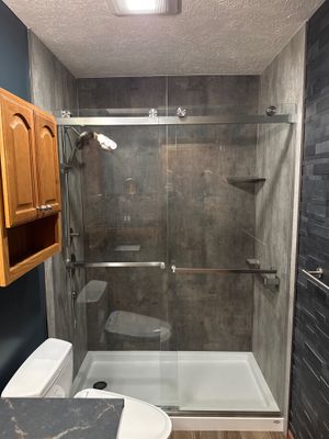 Acrylic Jacuzzi Bath and Shower Surround Installation in Traverse City