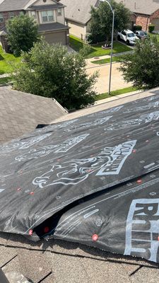 Residential Roofing Repair using Owen's Corning Duration (Lifetime) Shingles