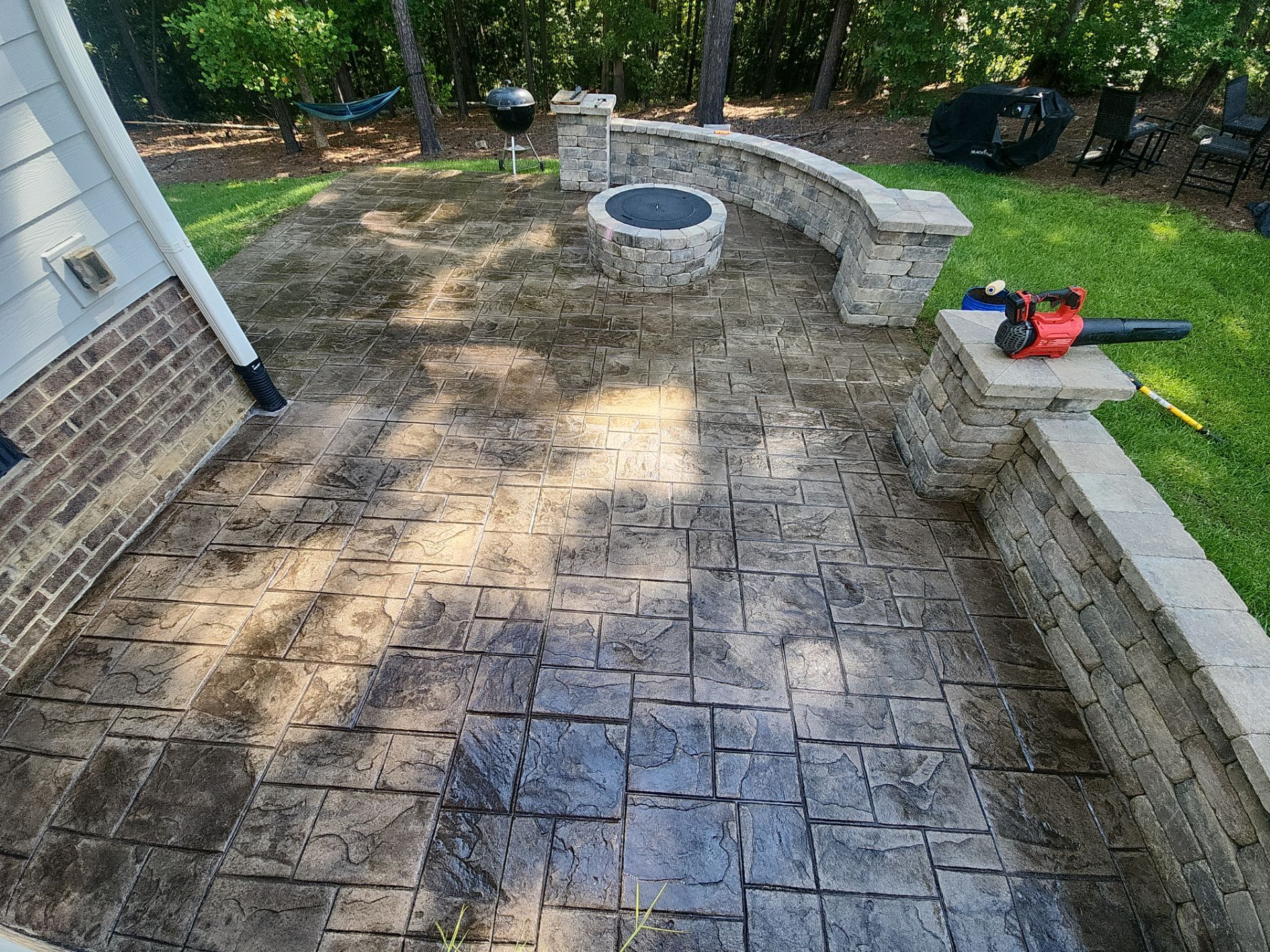 paver patio using Concrete Sealant by DuraSeal