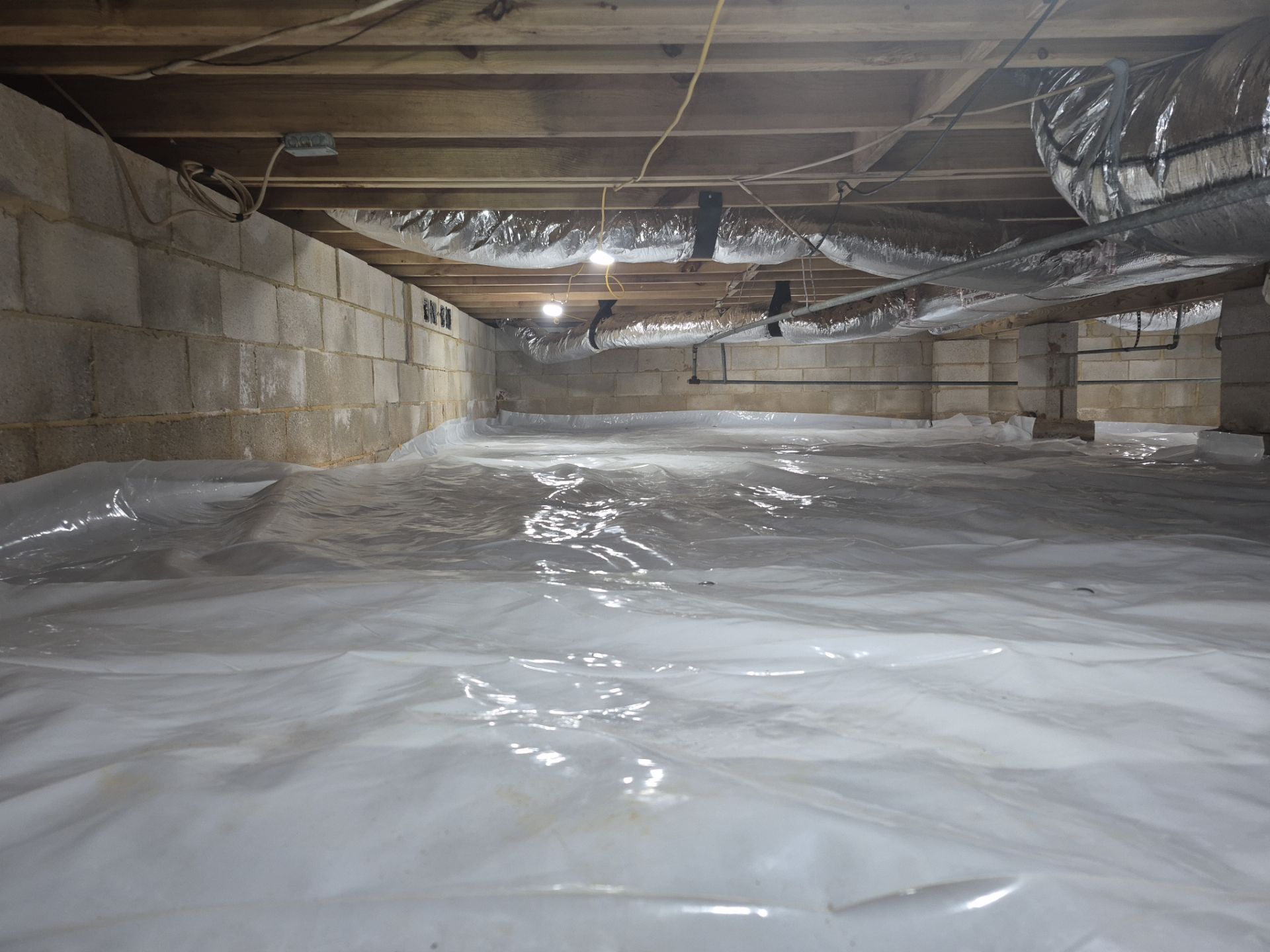 Project in Williamsburg by Patriot Crawl Space Repairs