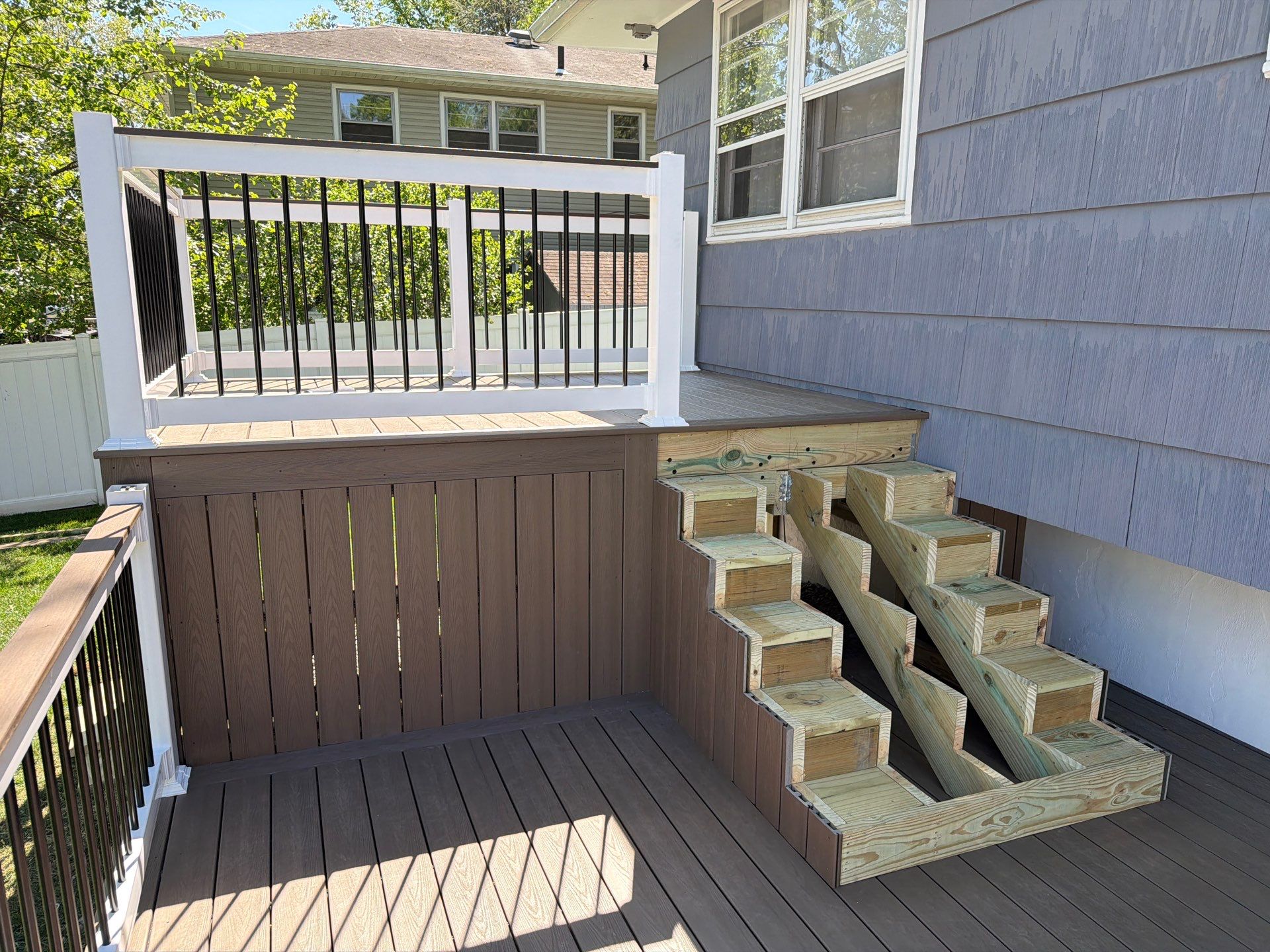 New Bi Level Deck In Westfield , New Jersey  by deck guardian