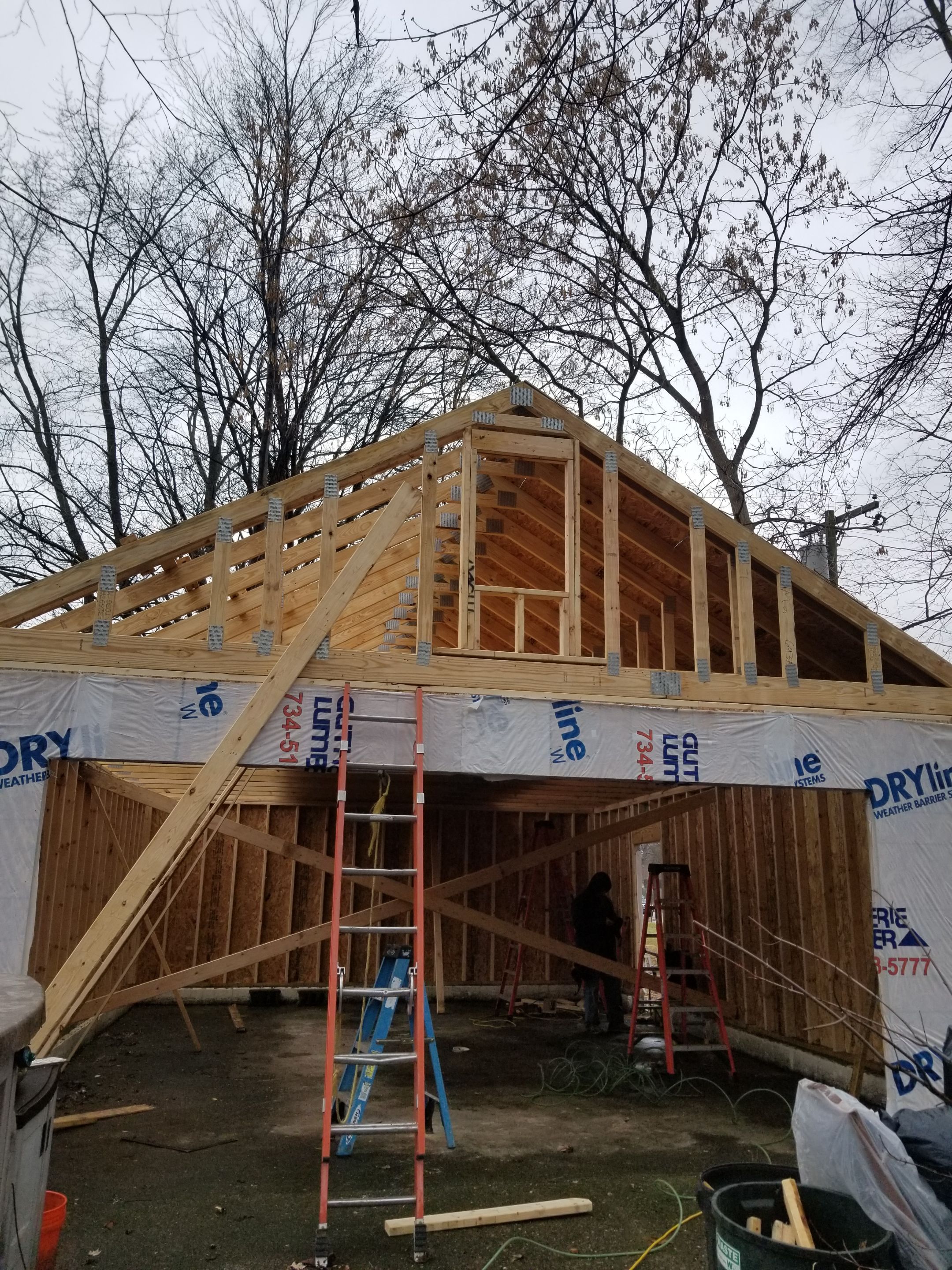 New Garage Build  by Northwest Construction 