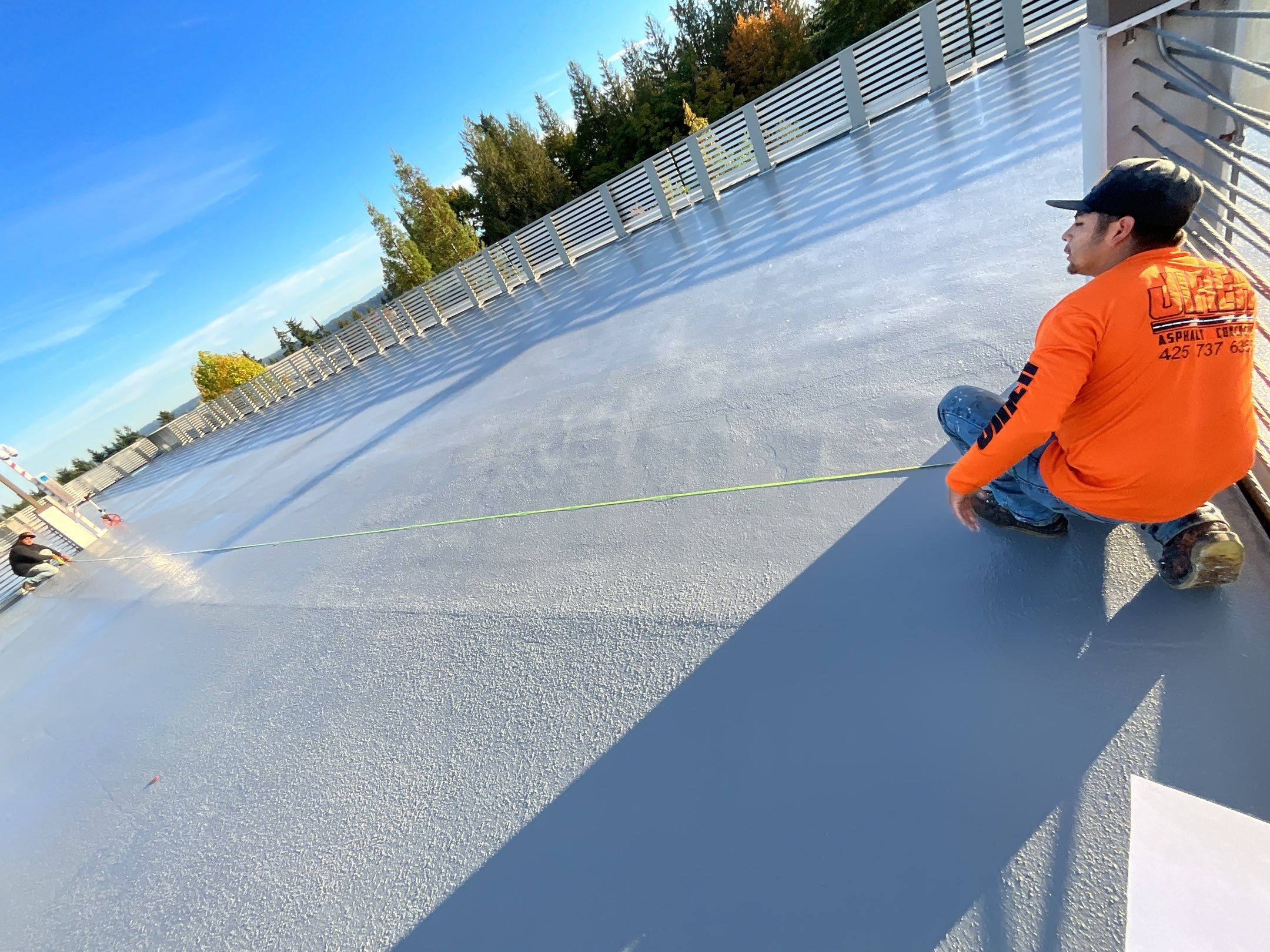 Corti Construction | Striping for Concrete Parking Lot by Jireh Asphalt & Concrete Inc 