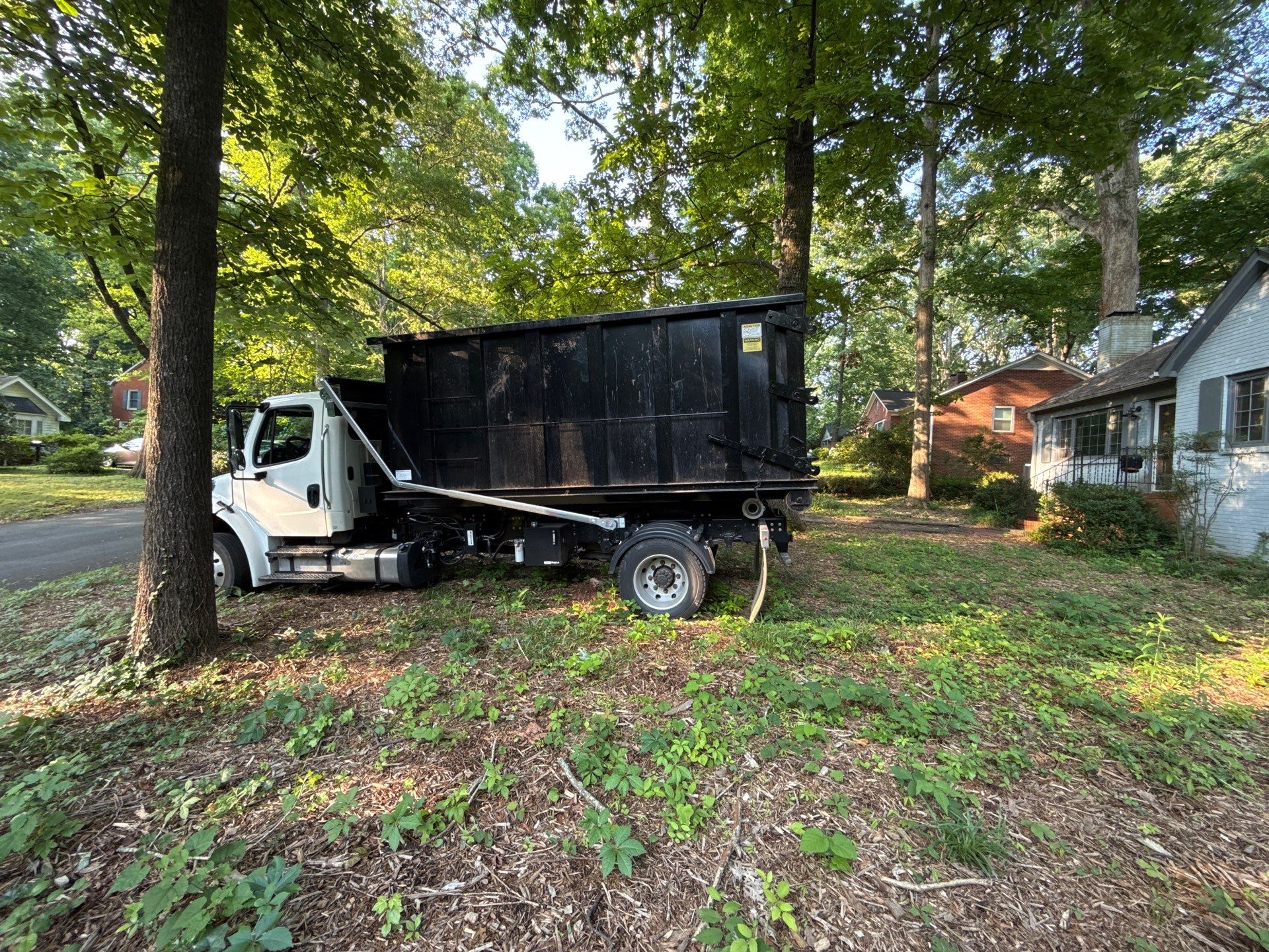 Project in Charlotte by Badger Hauling