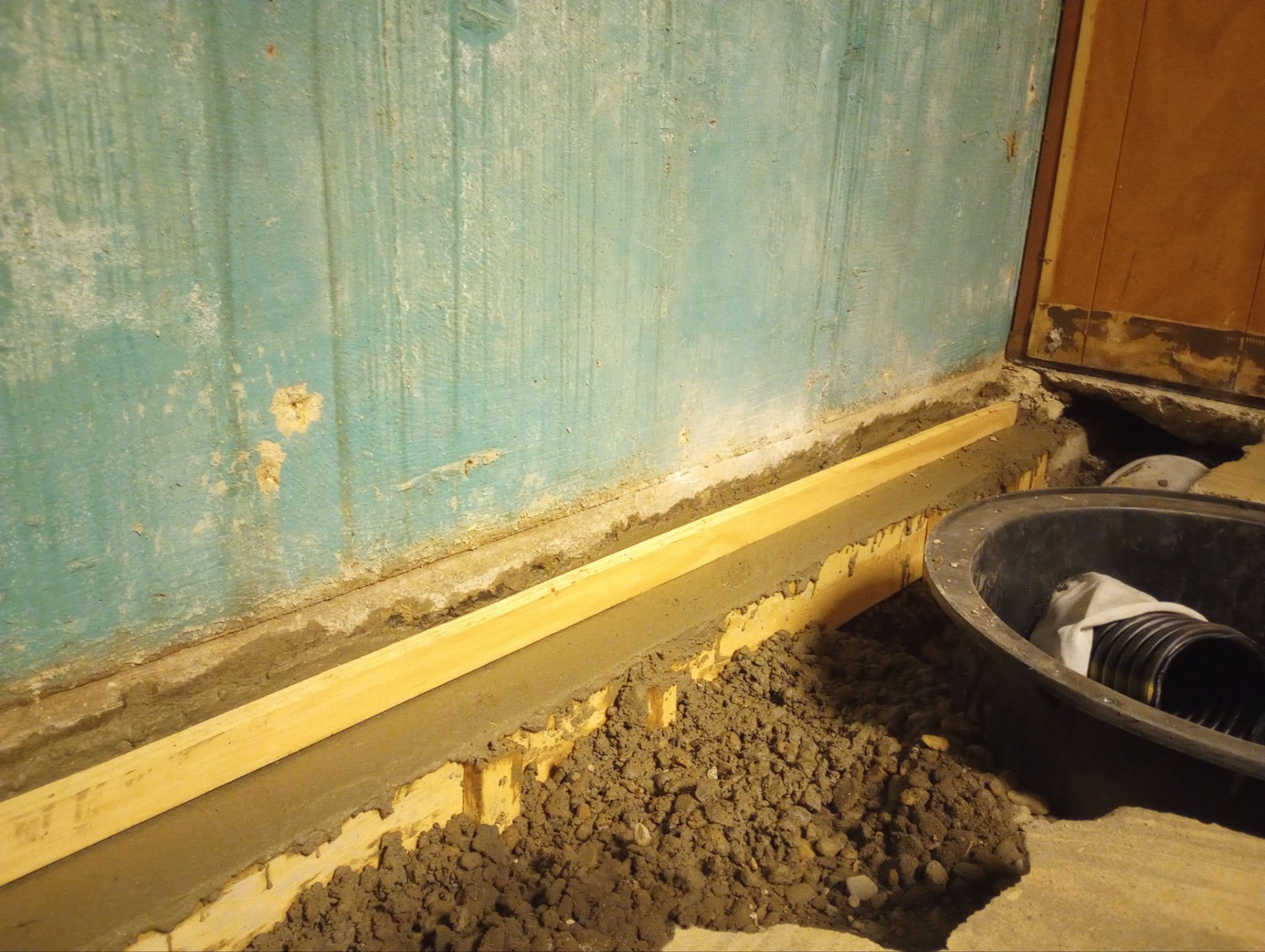 Interior Basement Waterproofing in South MPLS by Waterproofing Northeast