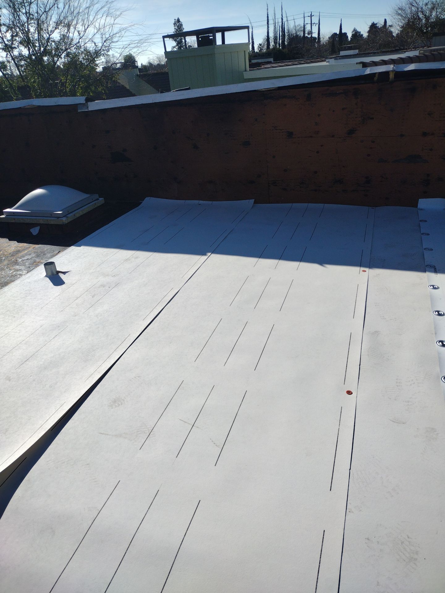 Residential TPO Flat Roofing - Fresno CA by Grandmark Service Company