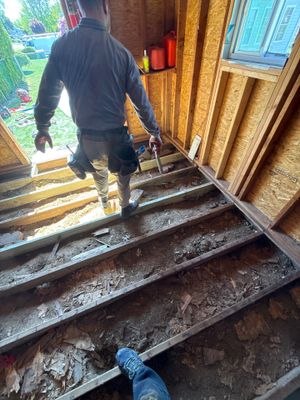 Shed Floor Joist Repair and Plywood Subfloor Installation in Fairless Hills