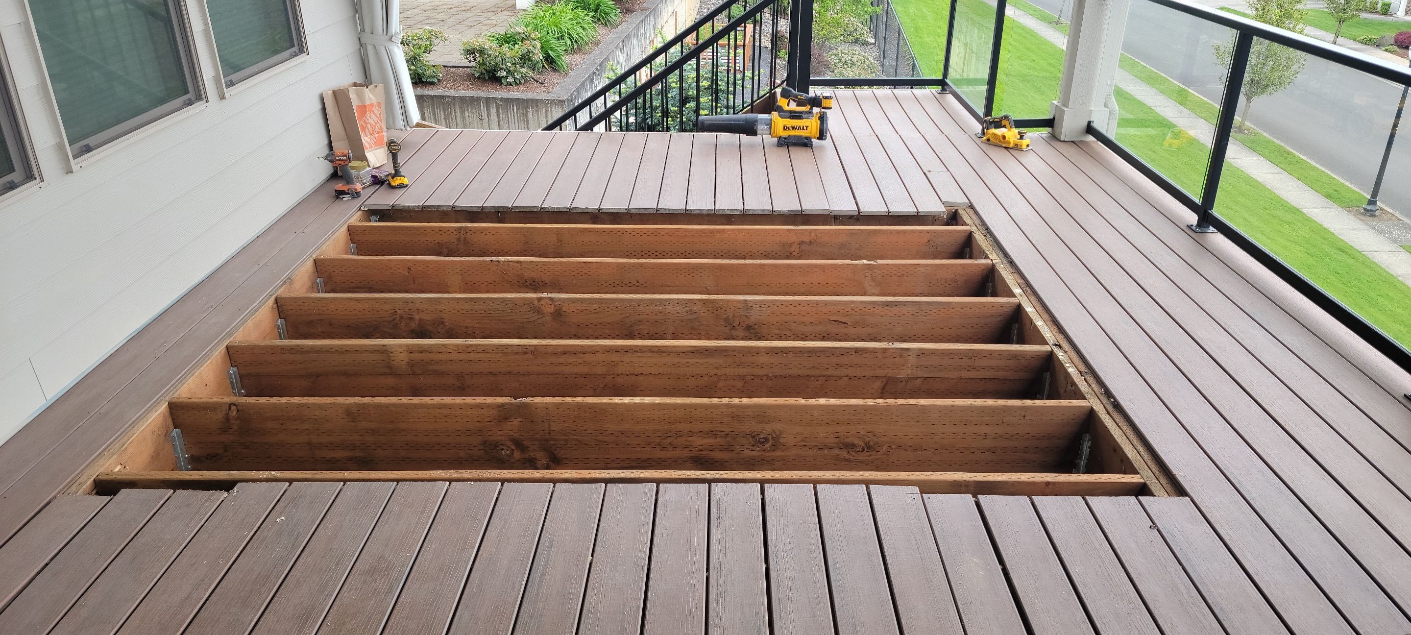 Jacuzzi Removal and deck build back - Camas by Crm Services Llc