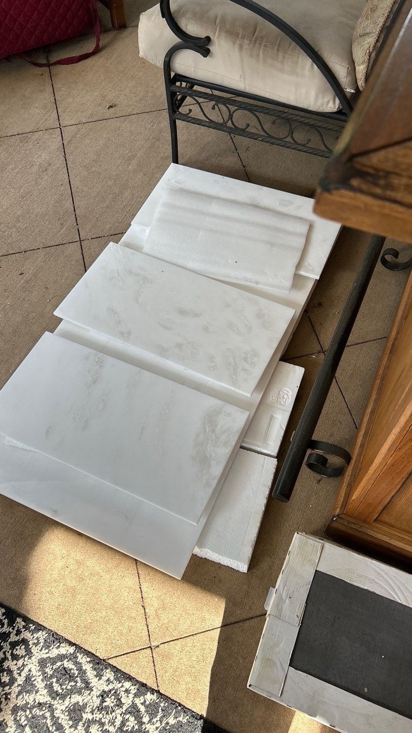 Natural Stone Fireplace by Footprints Floors of Nashville