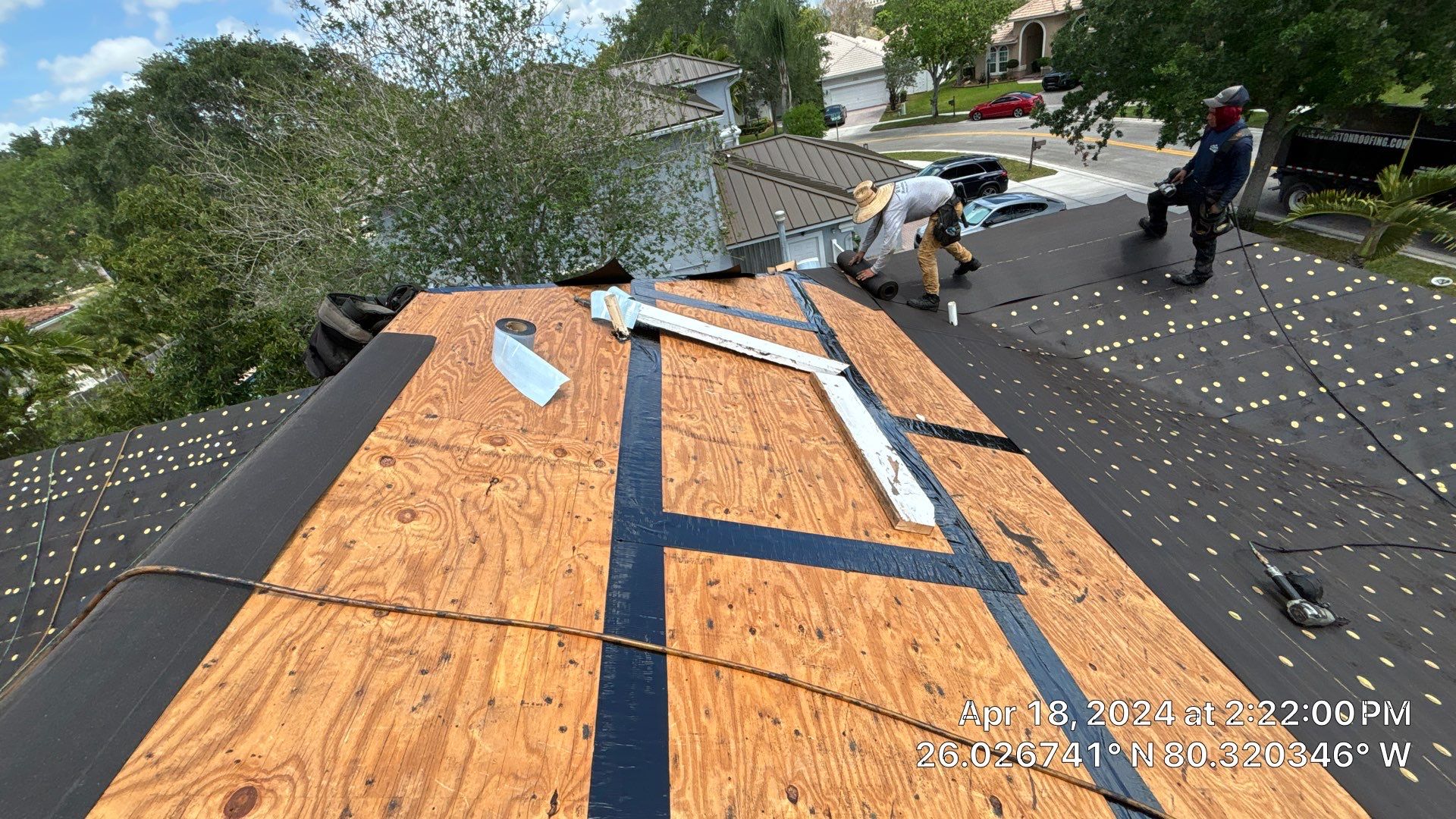 Roof Replacement from Tiles to Metal by Earl W. Johnston Roofing