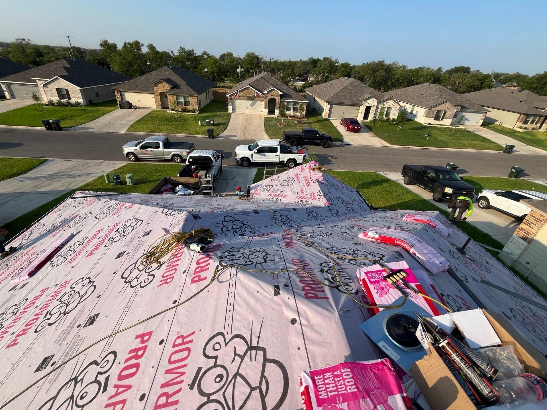 Residential Roofing Installation using Owens Corning Oakridge by Kstylez Roofing & Construction