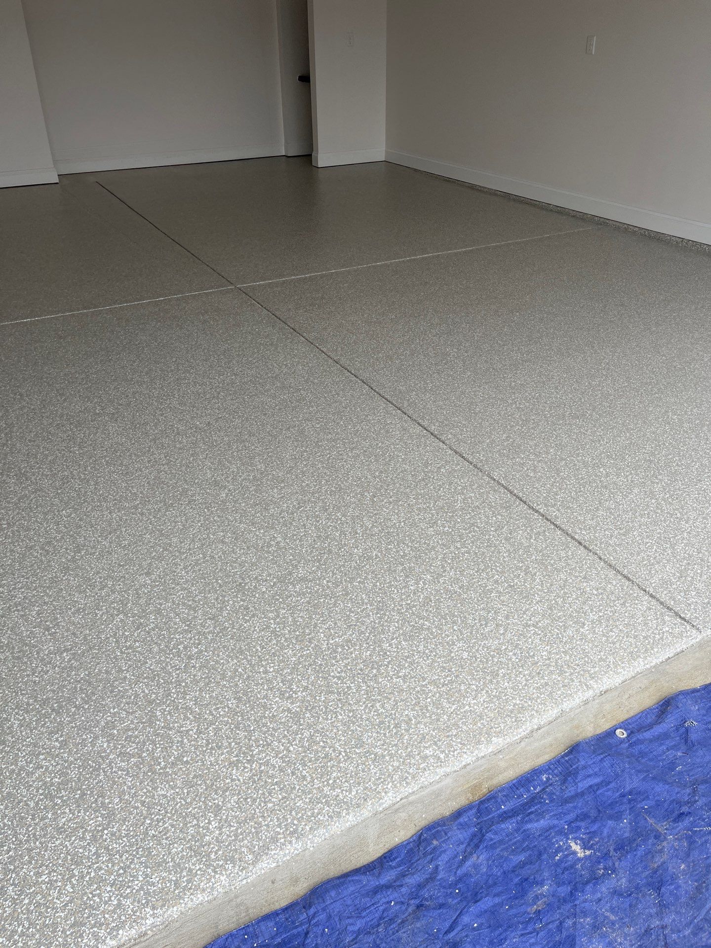 Garage Floor Coating using Custom Color by My Garage Floor Guys