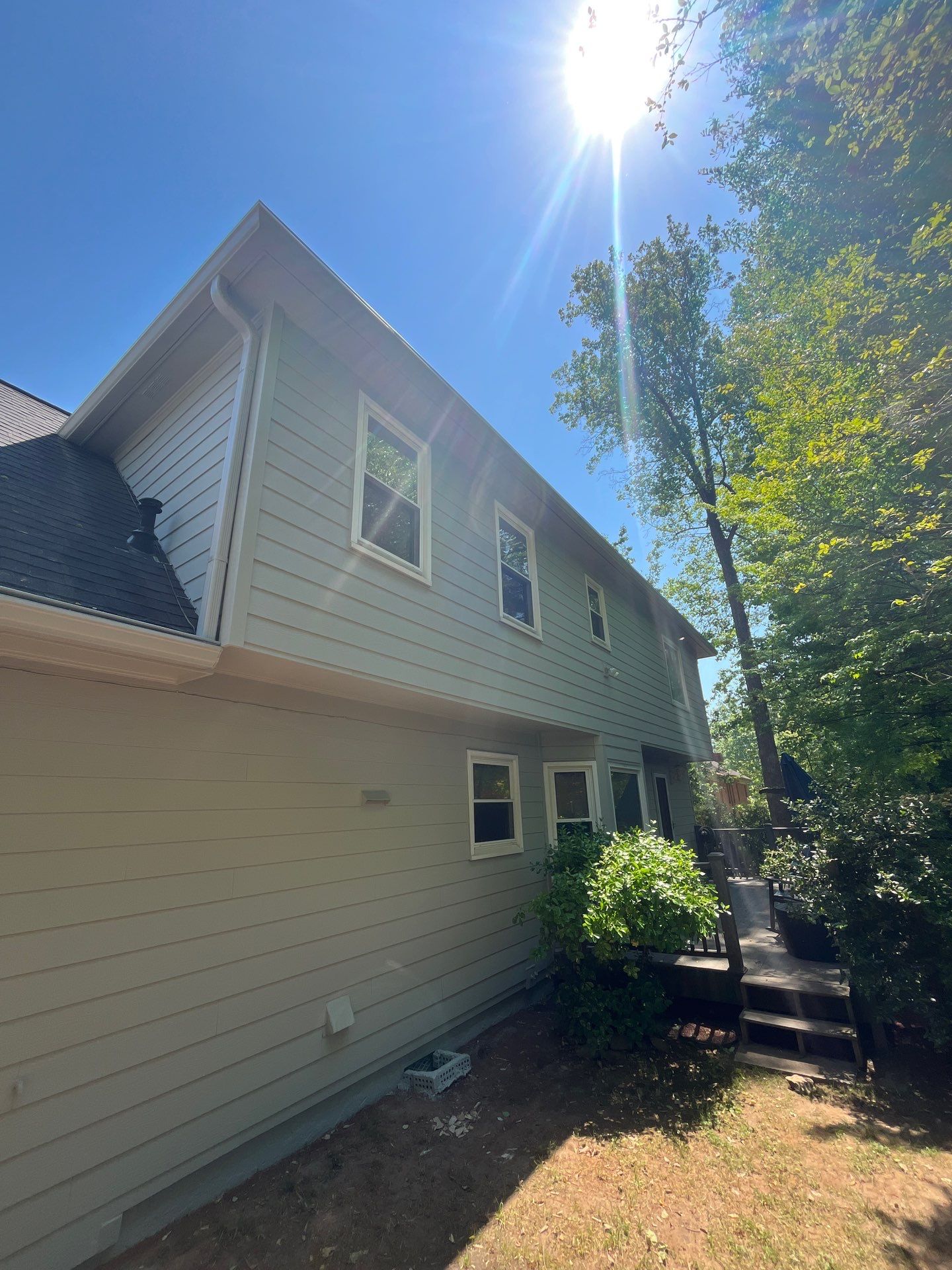 Rotten Wood, Siding, Fascia, and Gutter Replacement with Exterior Painting in Lawrenceville, GA by Nelson Exteriors