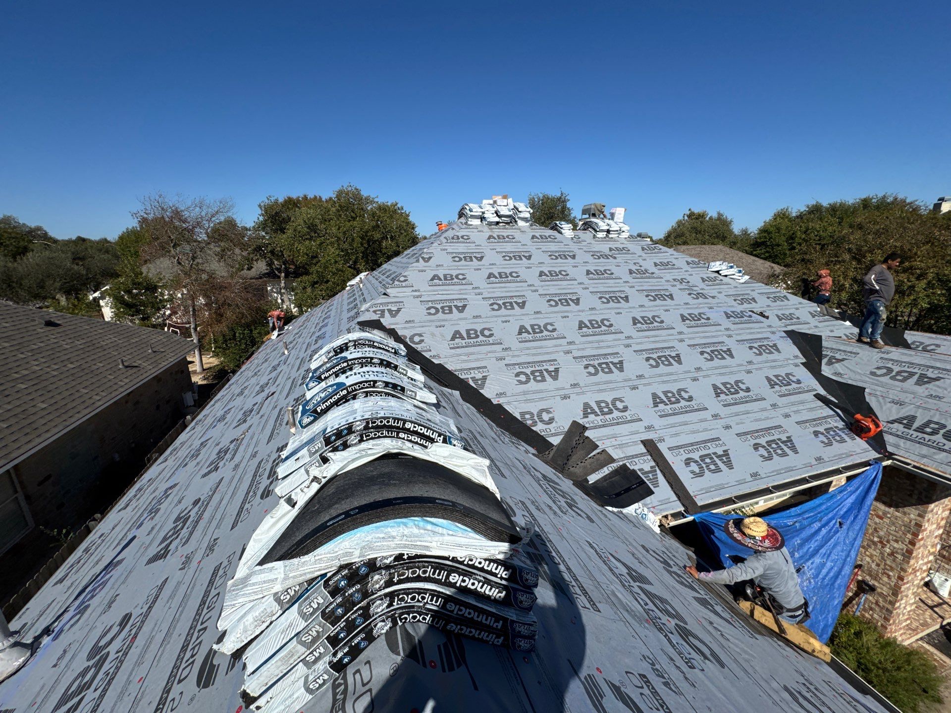 Residential Roof Replacement using ATLAS PINNACLE IR - WEATHEREDWOOD by Elite Roofing LLC