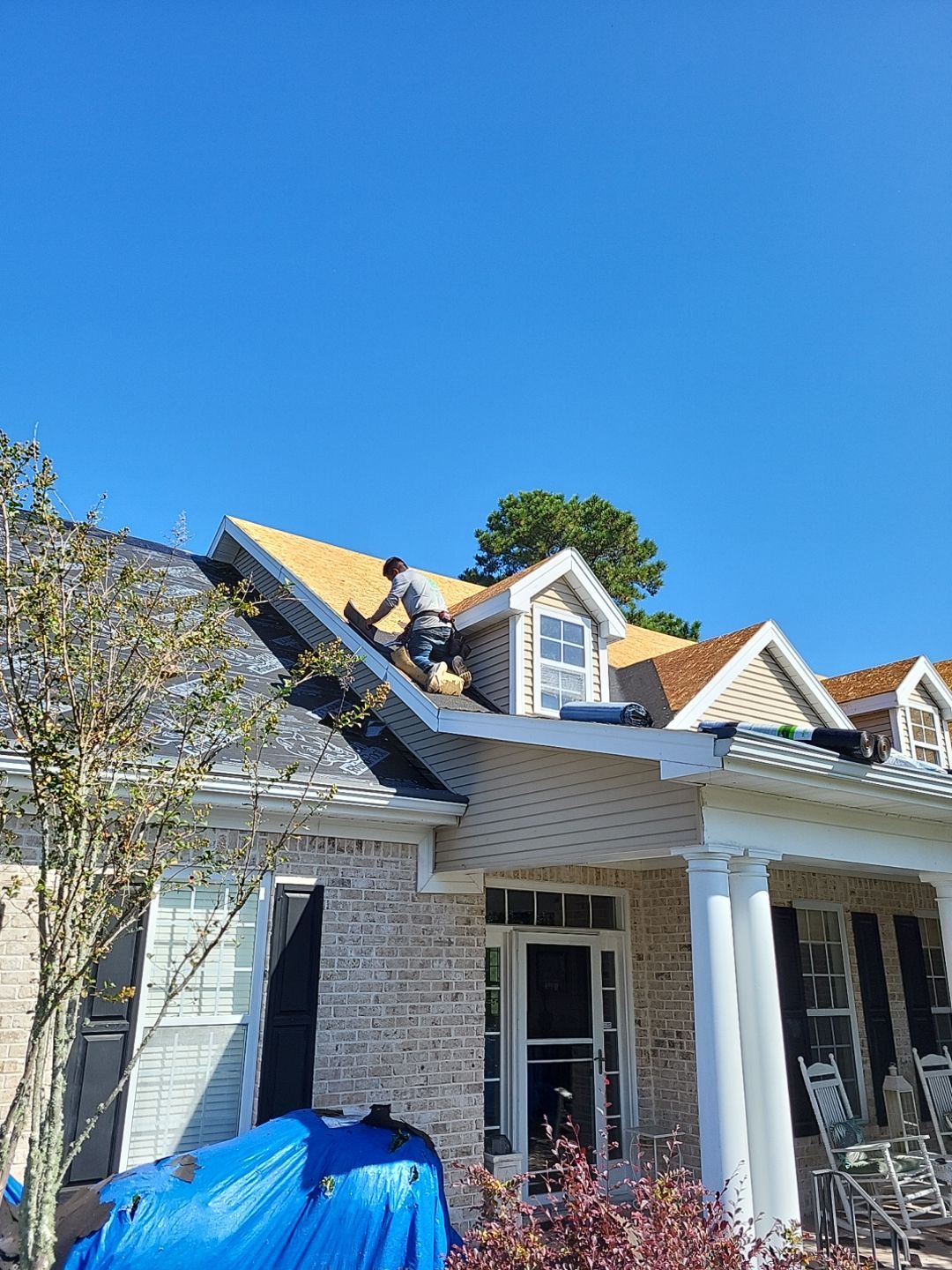 Residential Roofing Installation using Rhino Roof in Leland, NC by RGR Construction and Roofing, LLC