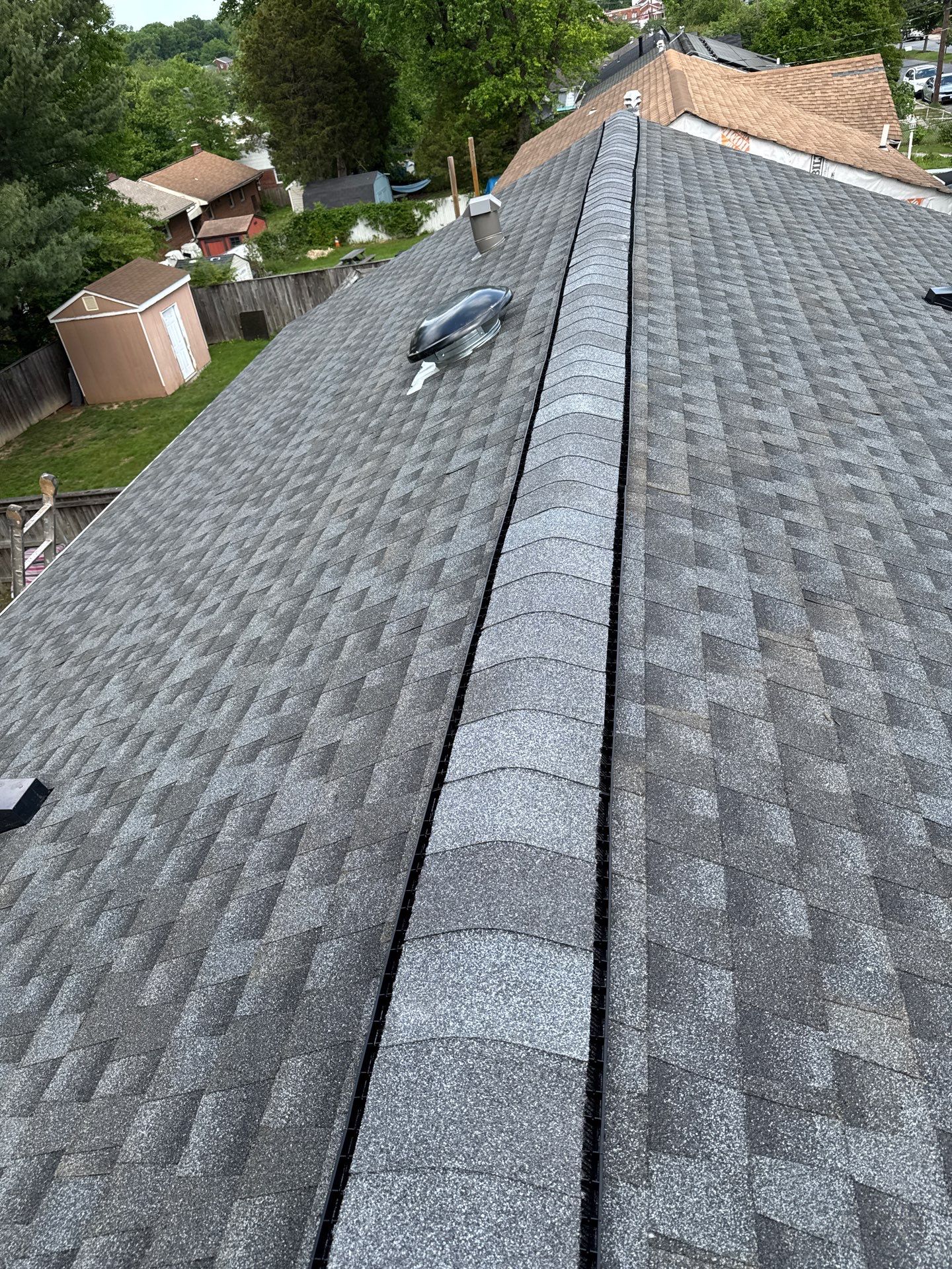 Residential Roofing Installation using GAF HDZ SHINGLES by La Bendicion Contruction Llc