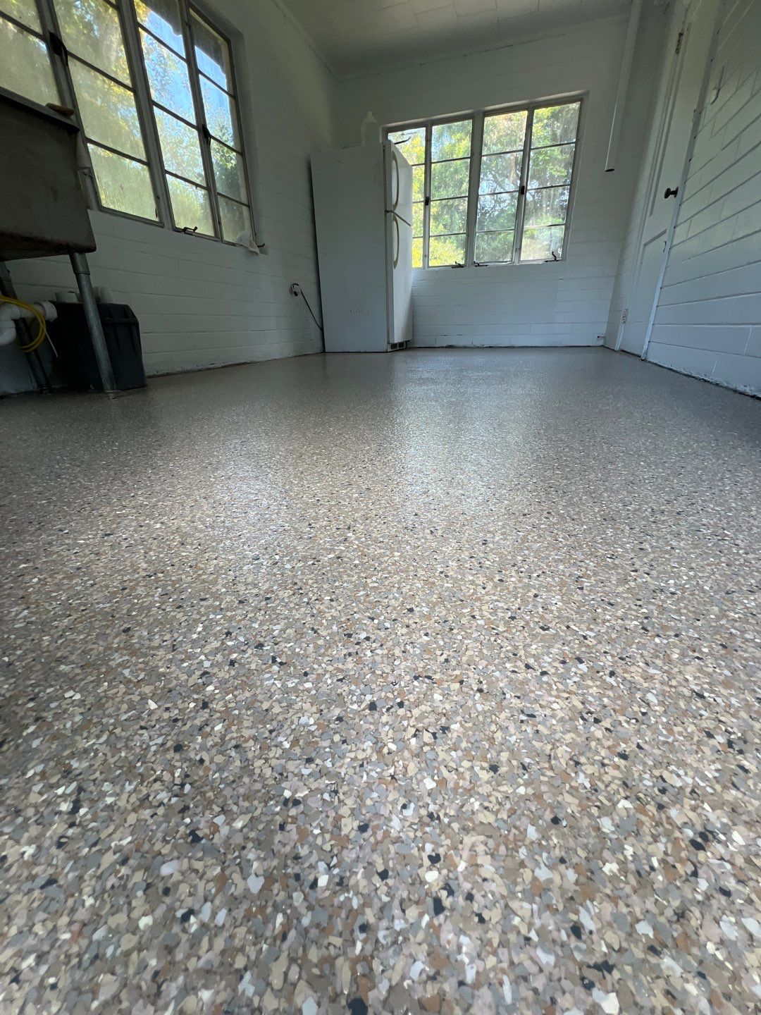 Your commercial space deserves some LOVE too! 😍 Are your floors protected against wear and tear? 🤔 by Deese Elite Concrete Coatings