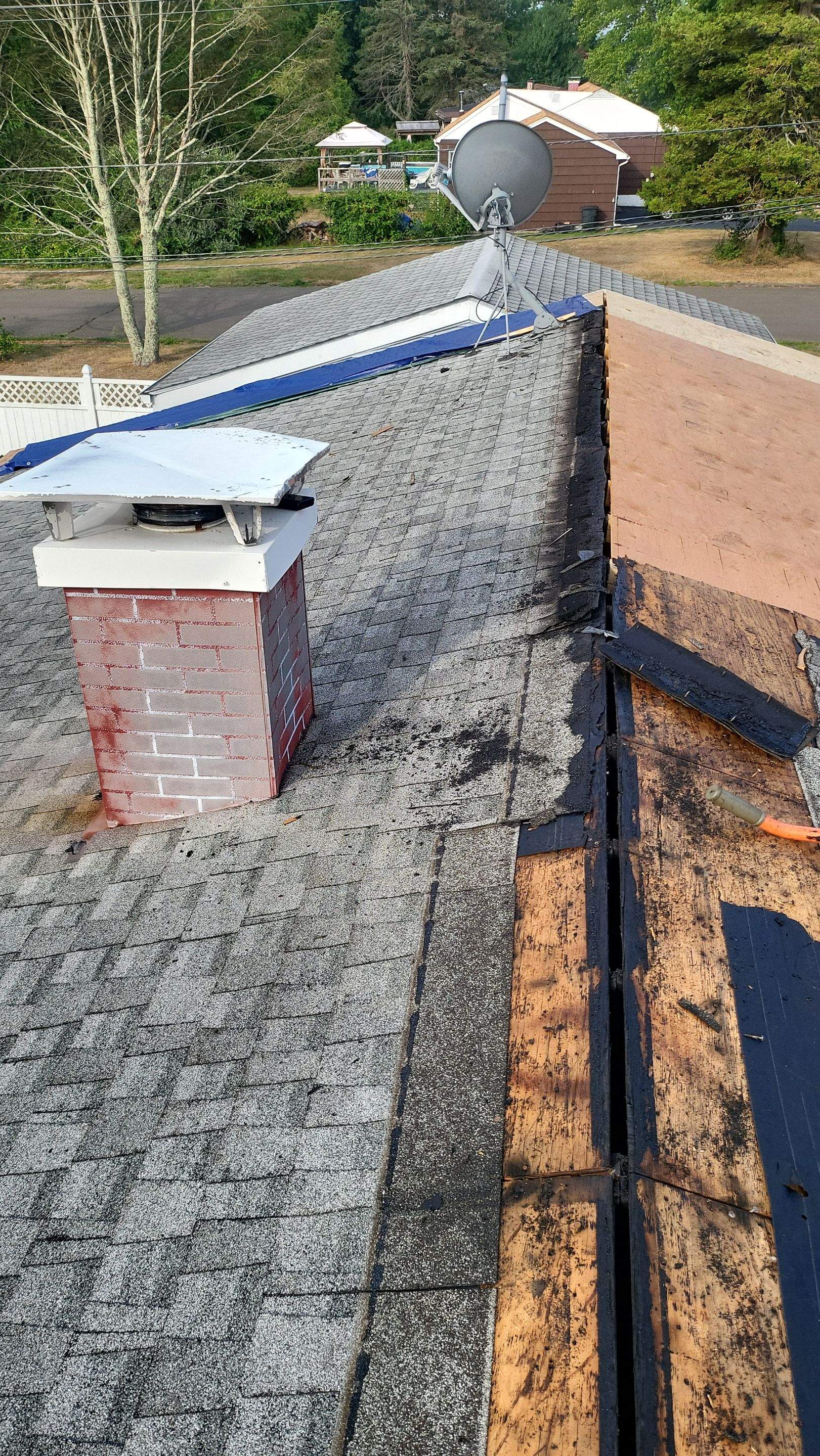 Fire Damage using Certainteed Mainsteet D4 and Owens corning quarry gray by A Plus Exterior