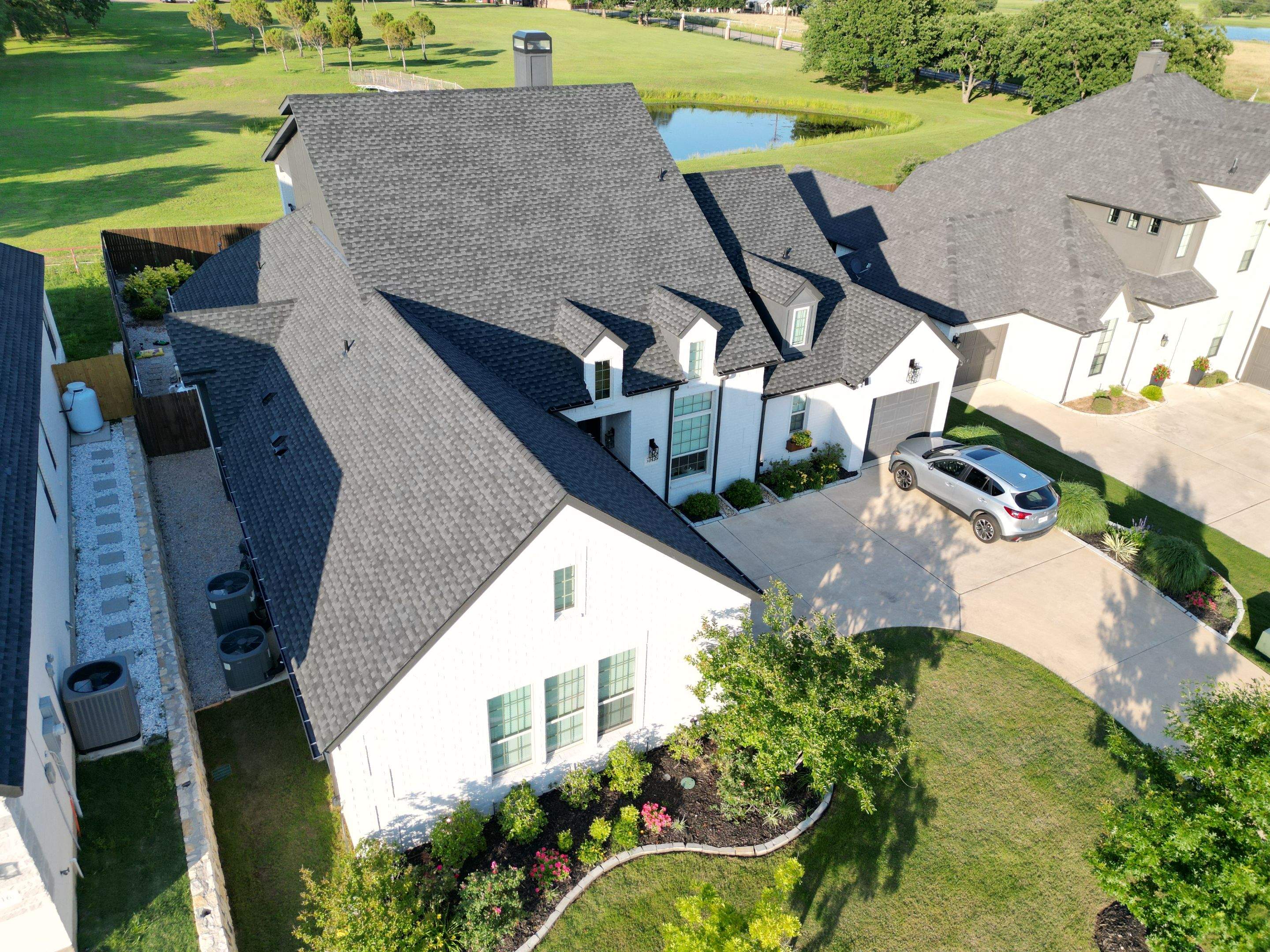 Residential Roofing Installation using GAF Timberline UHDZ Premium Shingles by Harvey Roofing & Construction