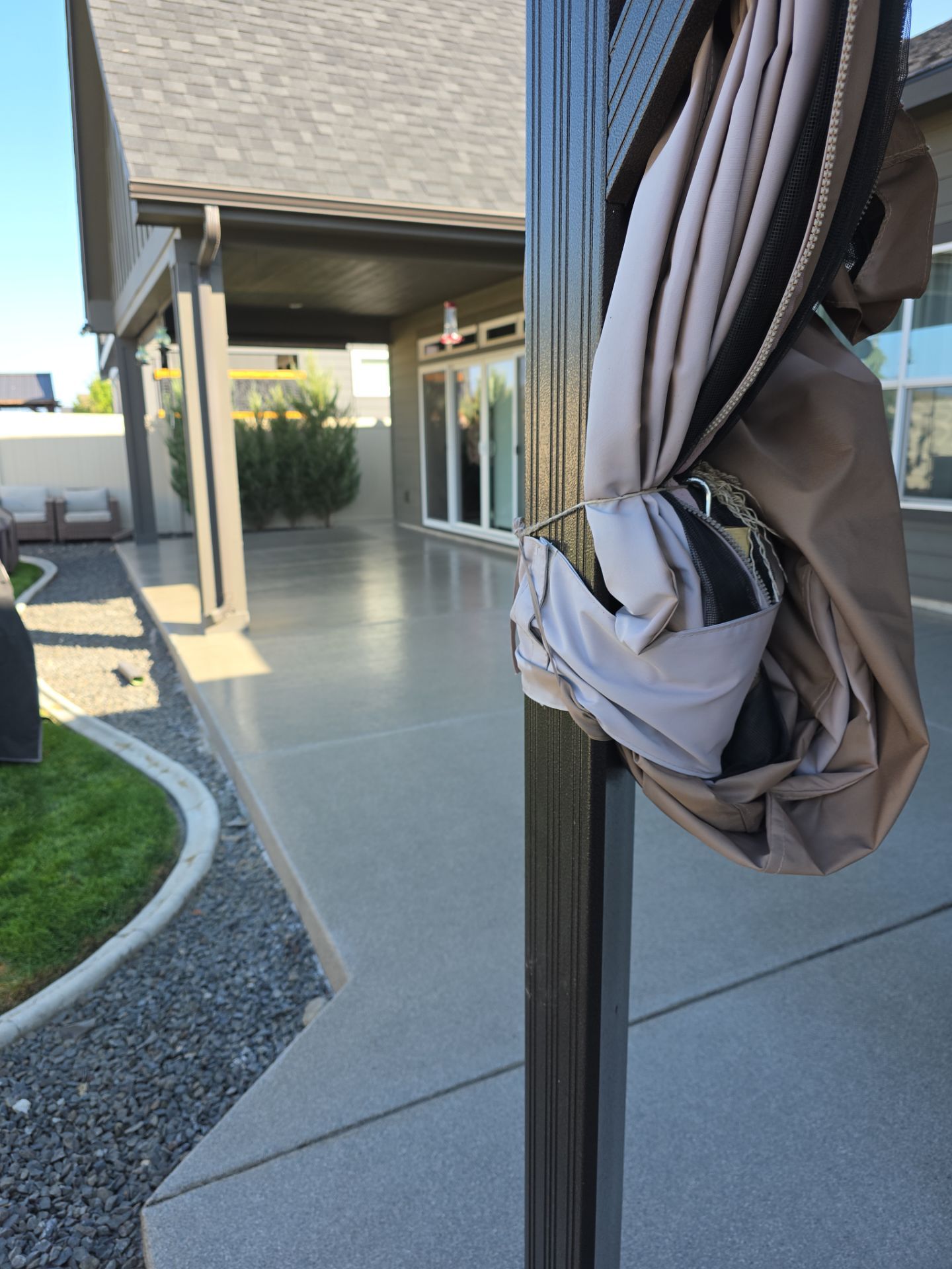 Patio Transformation using Trail Mix 1/8" Chip by Croc Coatings, LLC