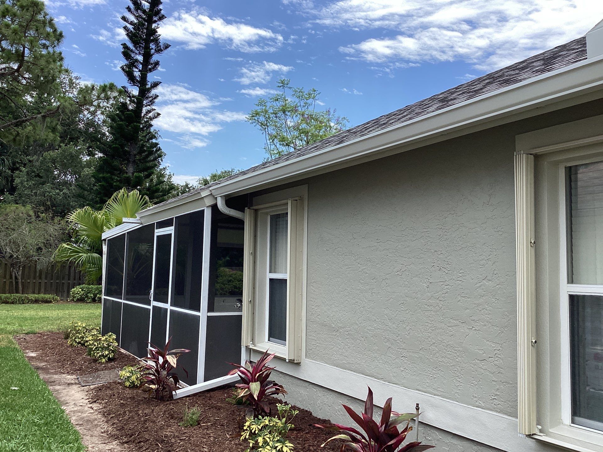 Gutter Installation Project in Estero FL by Gutter Professors