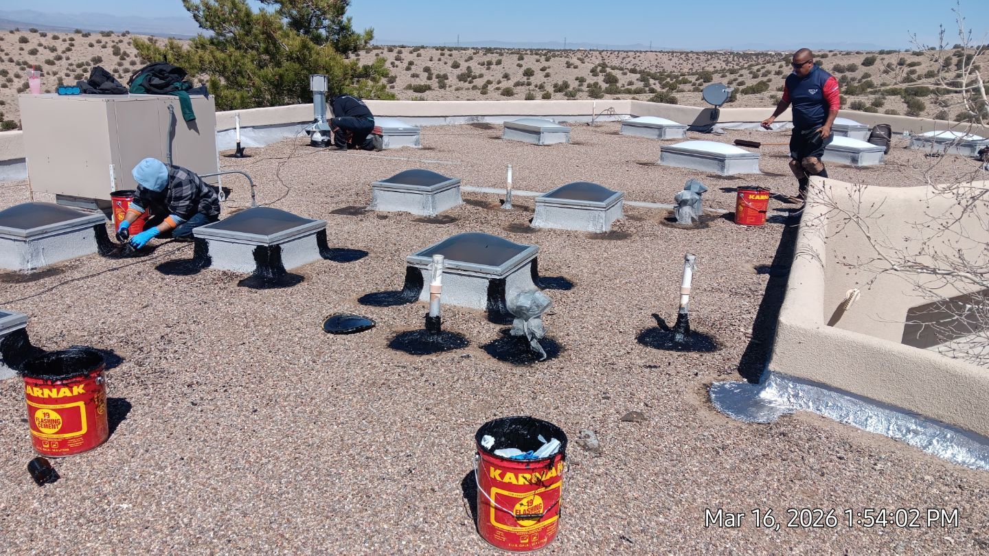 Tar & gravel complete roof tune up in Placitas by Doyle Roof Masters Inc