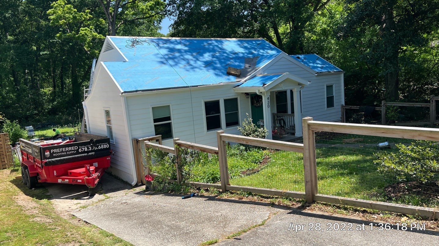 Roof Replaced and interior repaired by Nailed It Roofing & Remodeling LLC