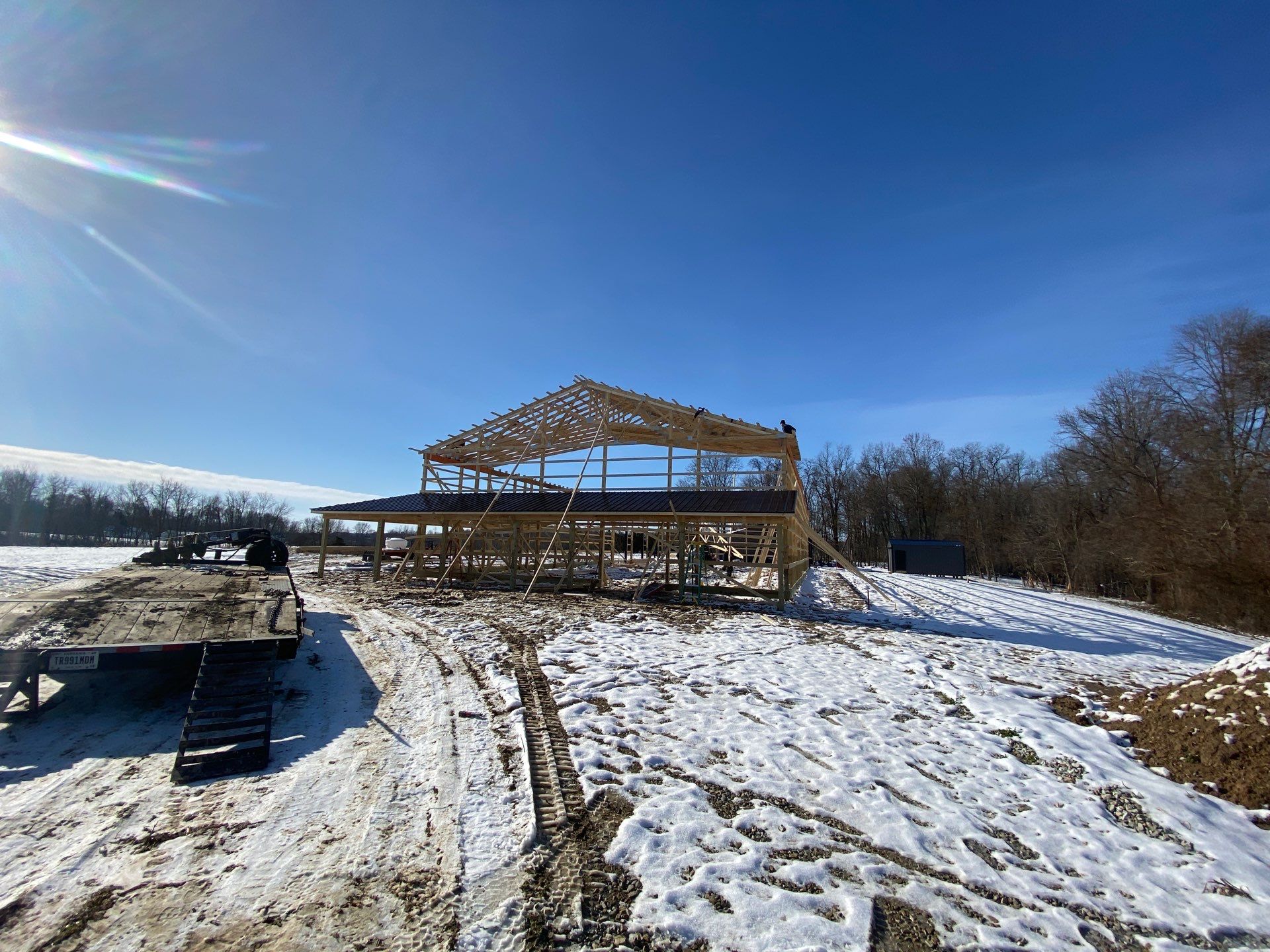 50'x120'x17' Barndo/Garage by The Barn Builders