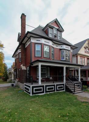 Exterior Renovations- Siding, Stamped Concrete, Porch, and Railings