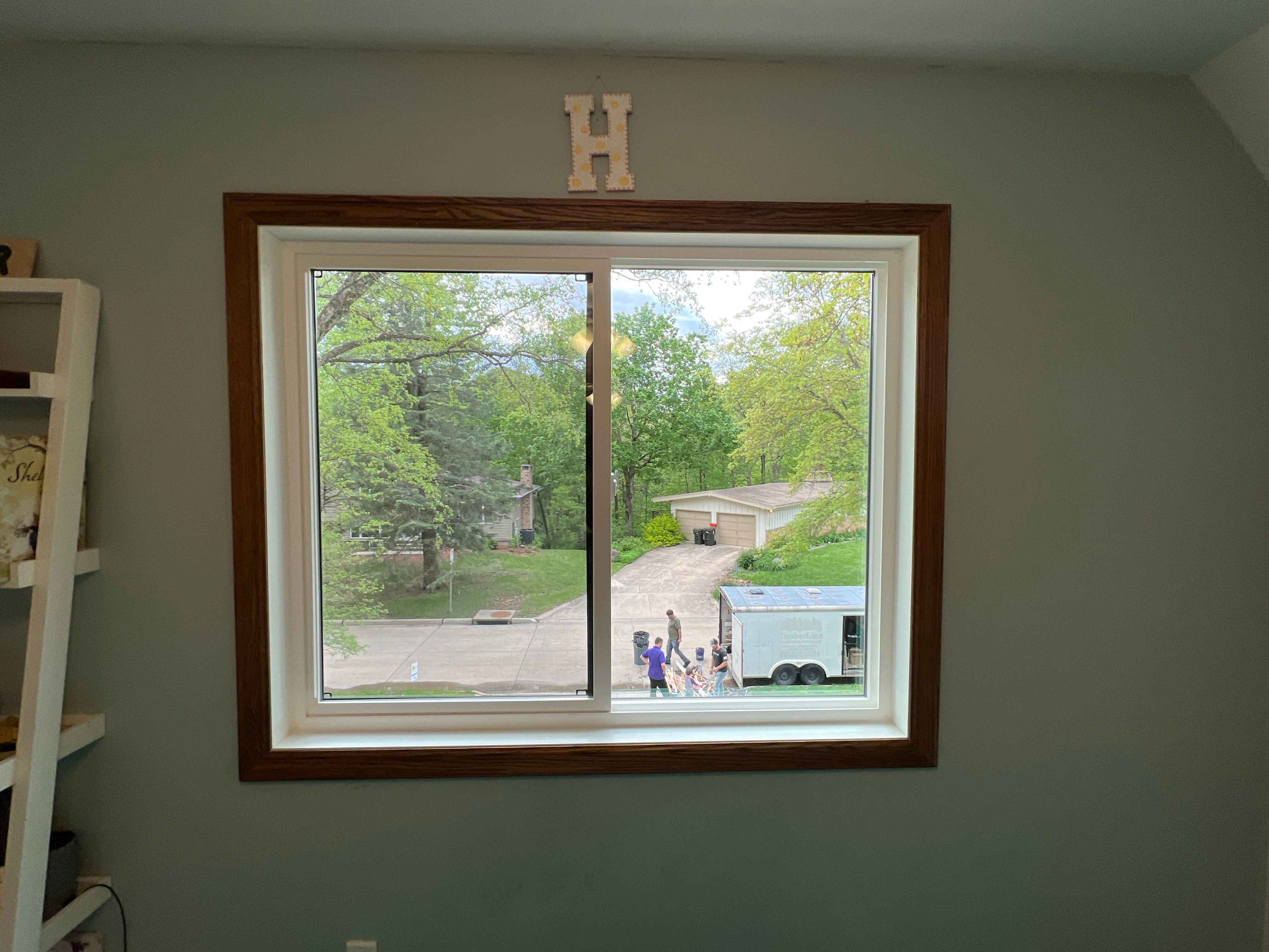 Window Installation using Pella 250 series vinyl window by United Windows and Siding LLC