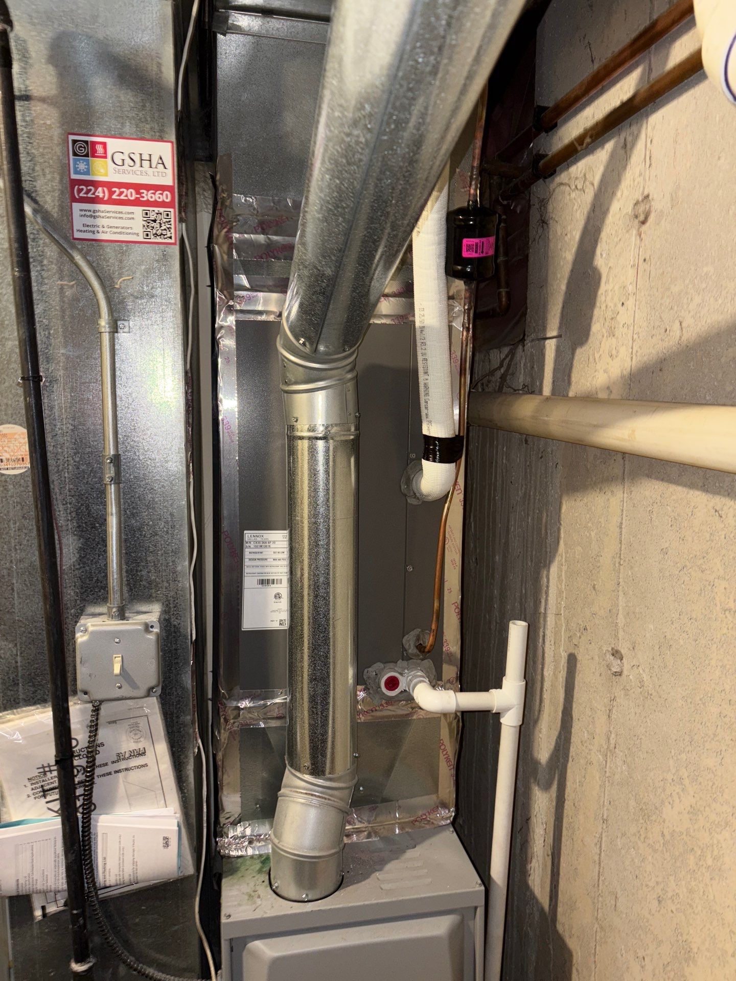 Carrier Comfort 14 Air Conditioner Installation – Elgin, IL by GSHA Services LTD