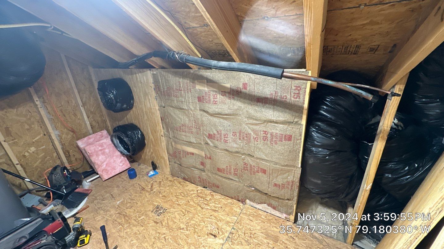 Trane XV20i Split Heat Pump Install  by Nick's Mechanical LLC.