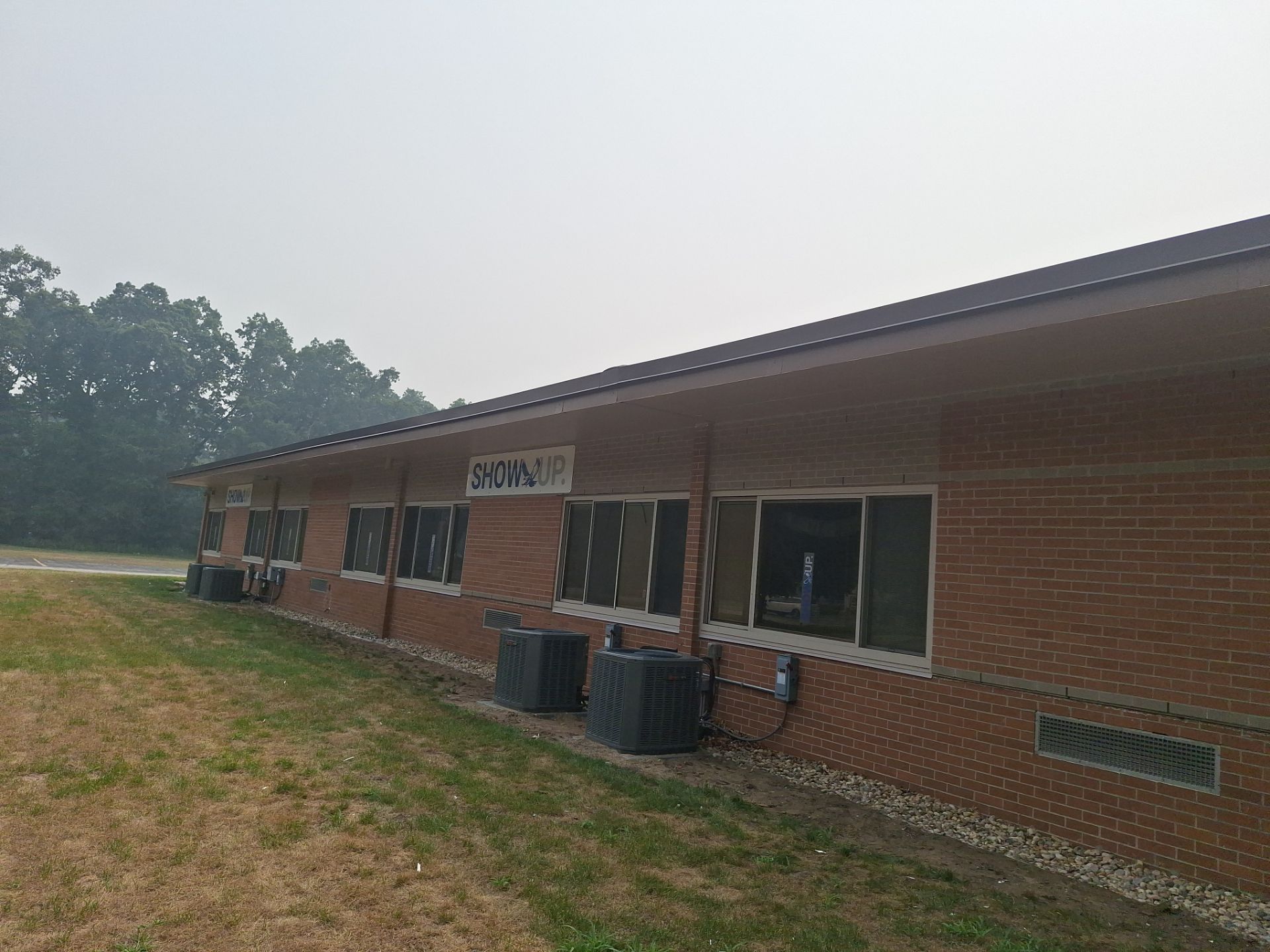 Commercial Exterior Pressure Washing and Soffit Preparation in Muskegon by Gordon Painting